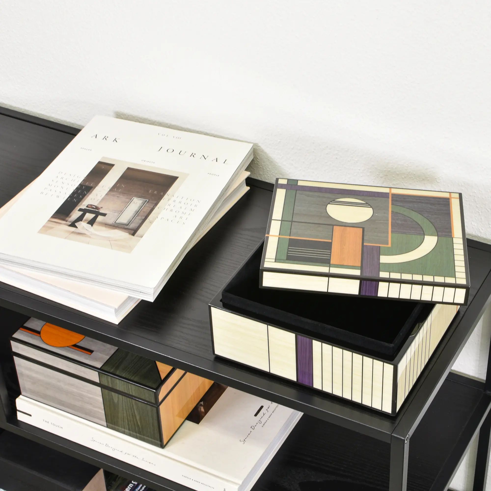 Schmuckbox - Couchtisch-Box - Designer Schmuckdose – Art-Deco Wohnzimmer Ablage Coffret Nan