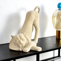 Tierfigur - beflockt - Deko- Designobjekt aus Samt Tiger Sereno