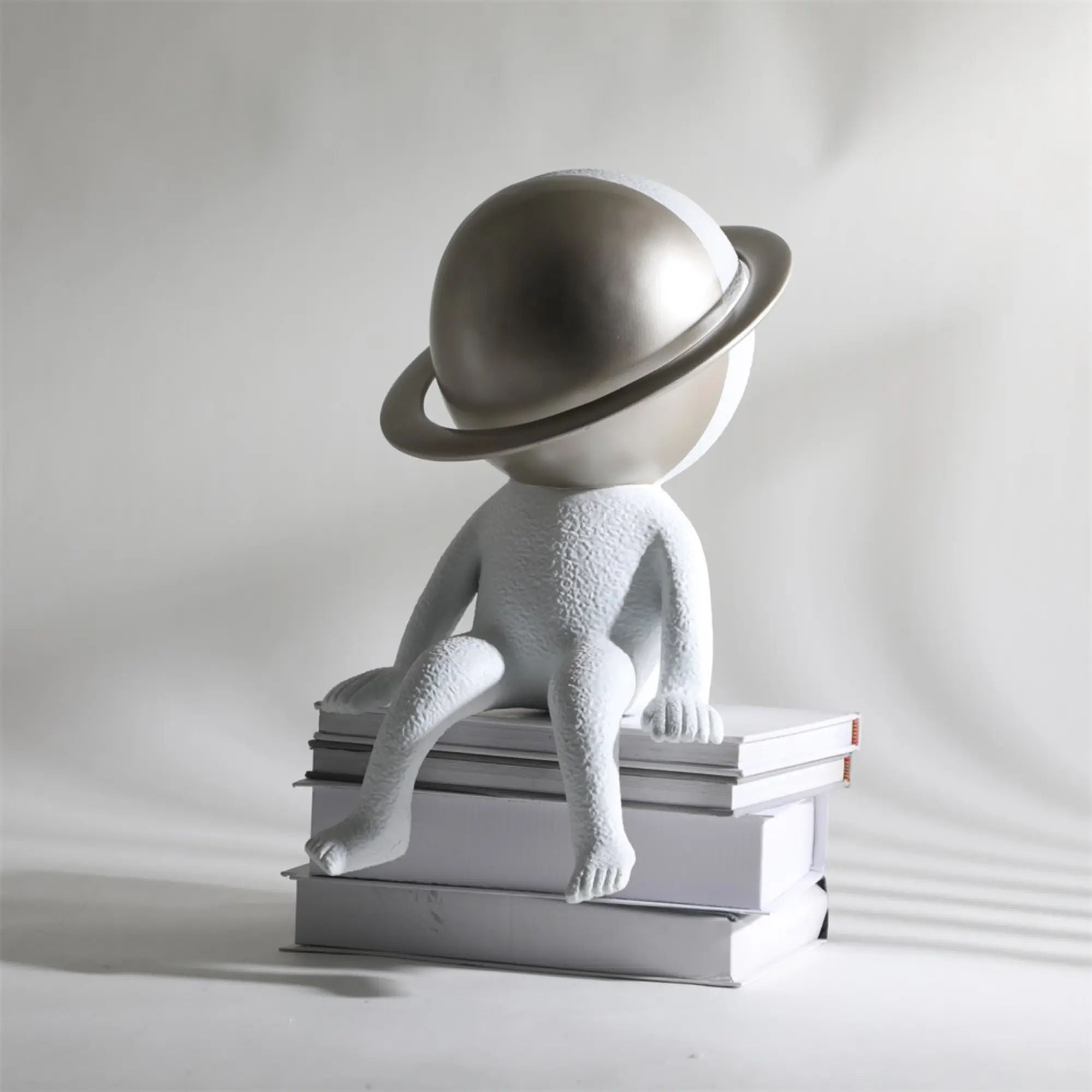 Dekofigur - astronautenstil mit Ring - Deko-Objekt für Regal Marsianer Default Title