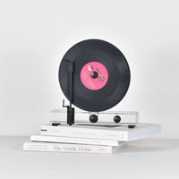 Dekoobjekt - für Tische und Regale - Dekoratives Plattenspieler Retro Grammophon