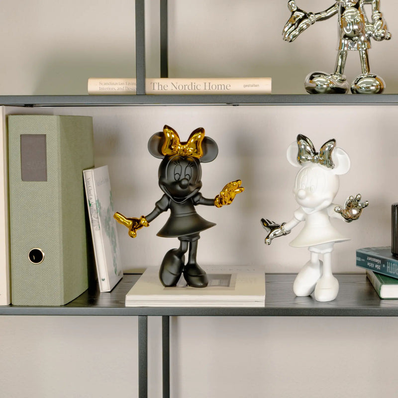 Zeichentrickfigur - Lachende Goldene Minnie Maus Sammlerstück - wel.Minnie Mouse