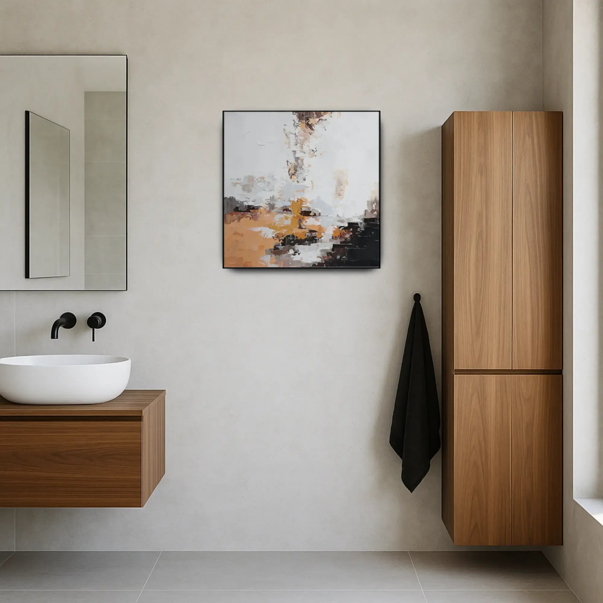 Großes Gemälde - Tranquillità Texturale