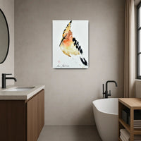 Großes Aquarellbild - Aquarellbild Edle Wandkunst Psittacus Émotion