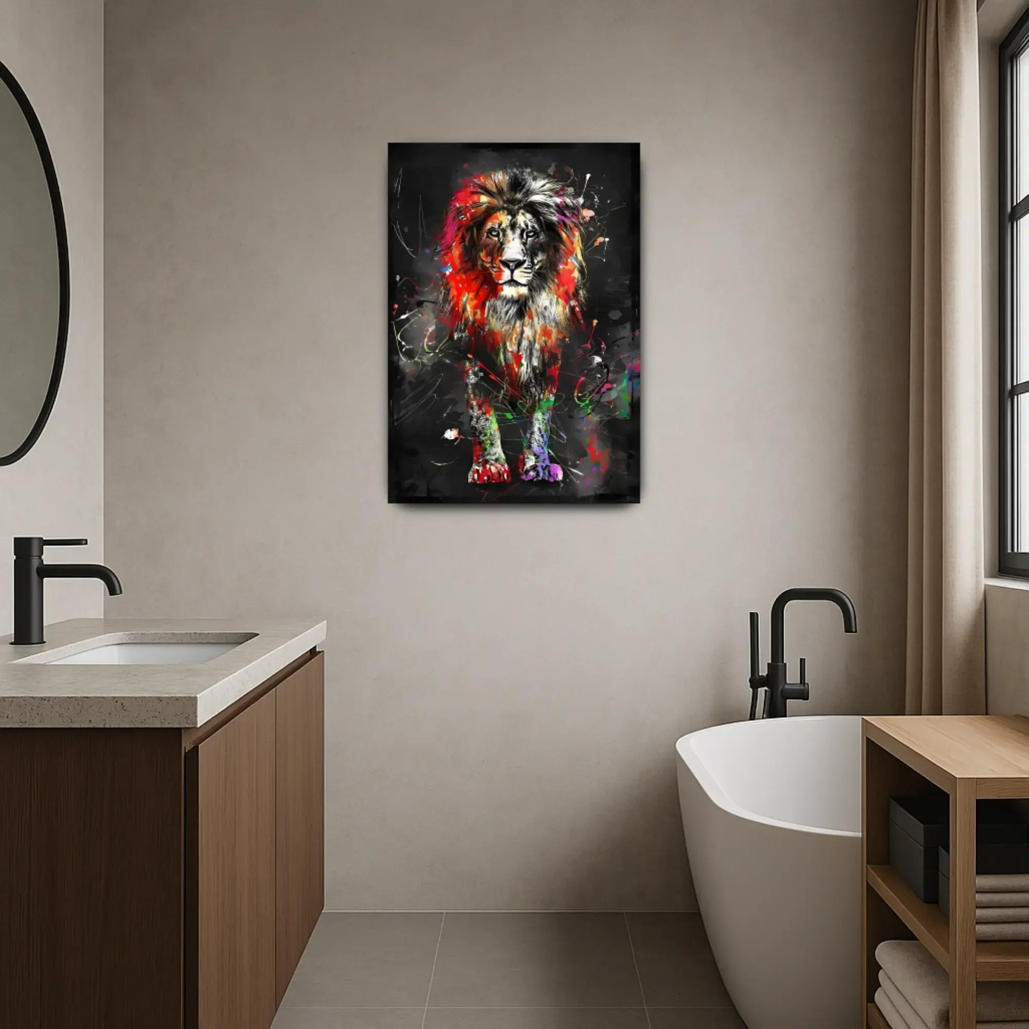 Großes Gemälde - Rey de Colores