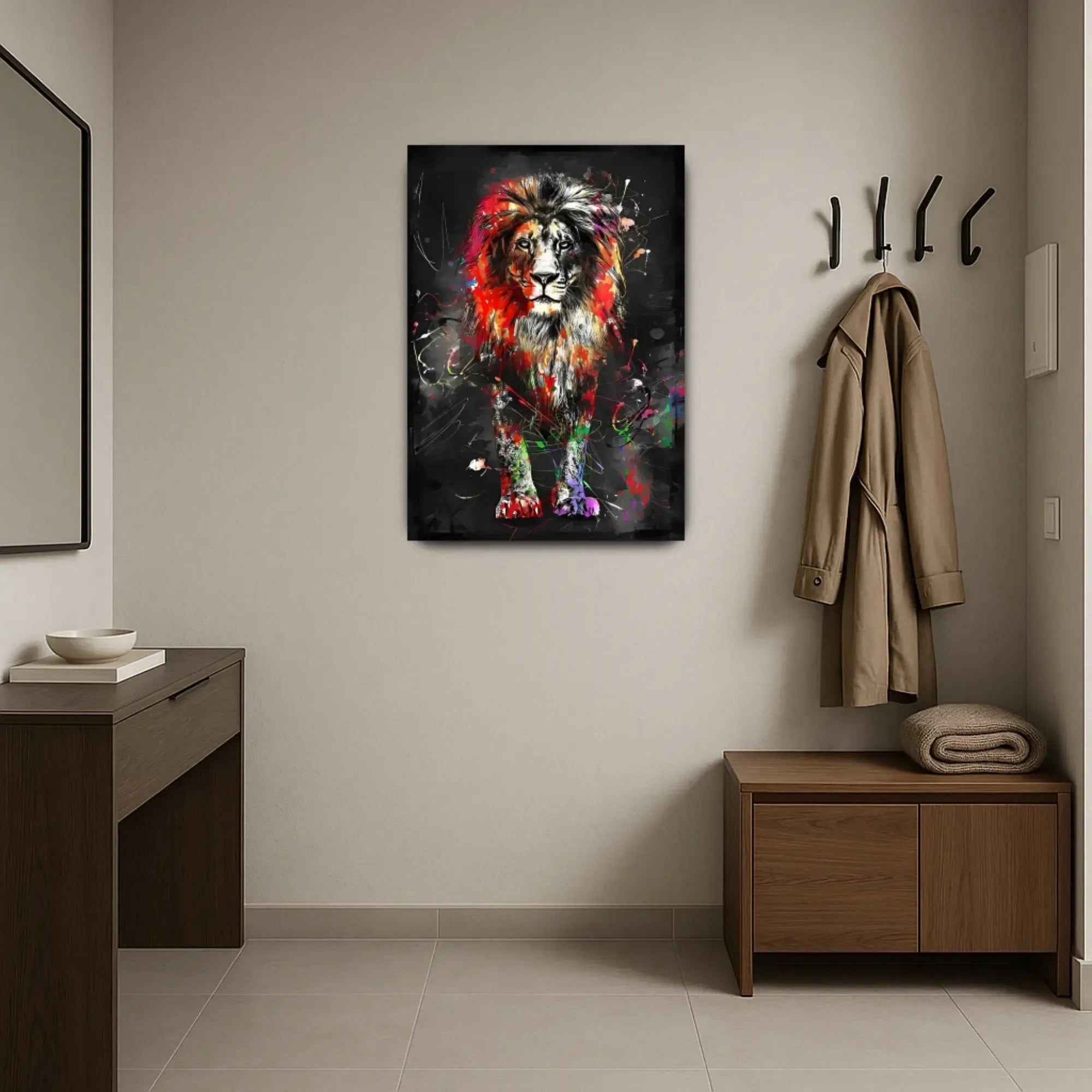 Großes Gemälde - Rey de Colores