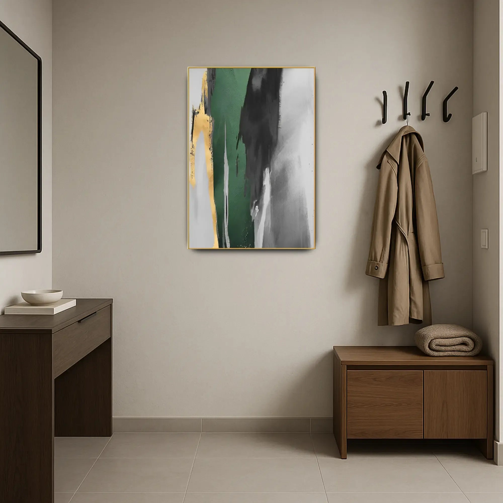 Großes Gemälde - Flujo de Esmeralda