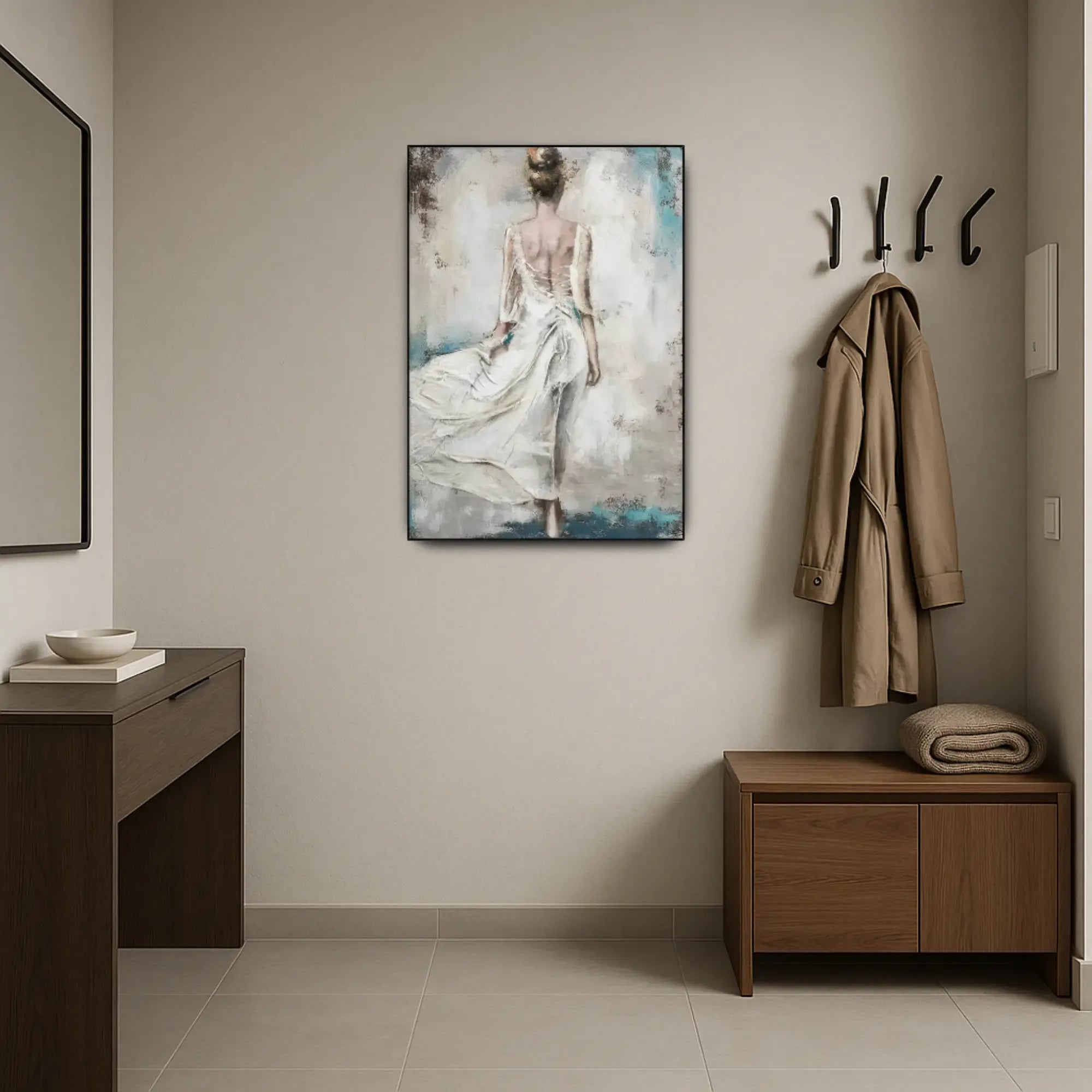 Großes Gemälde - Elegancia en Movimiento