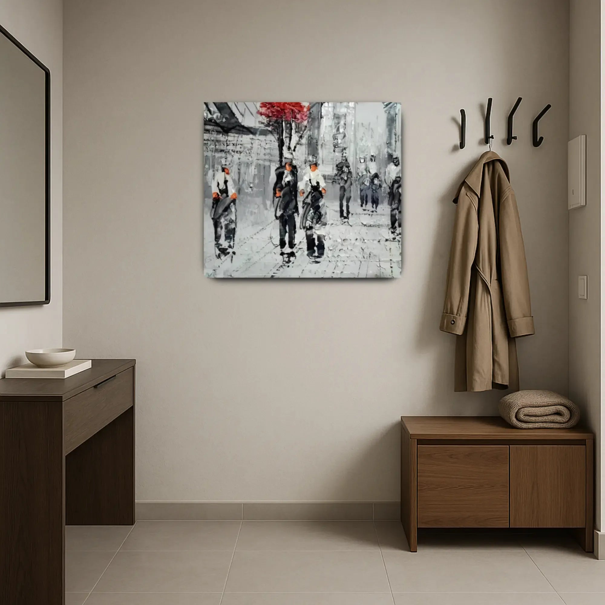 Großes Gemälde - Ciudad en Movimiento