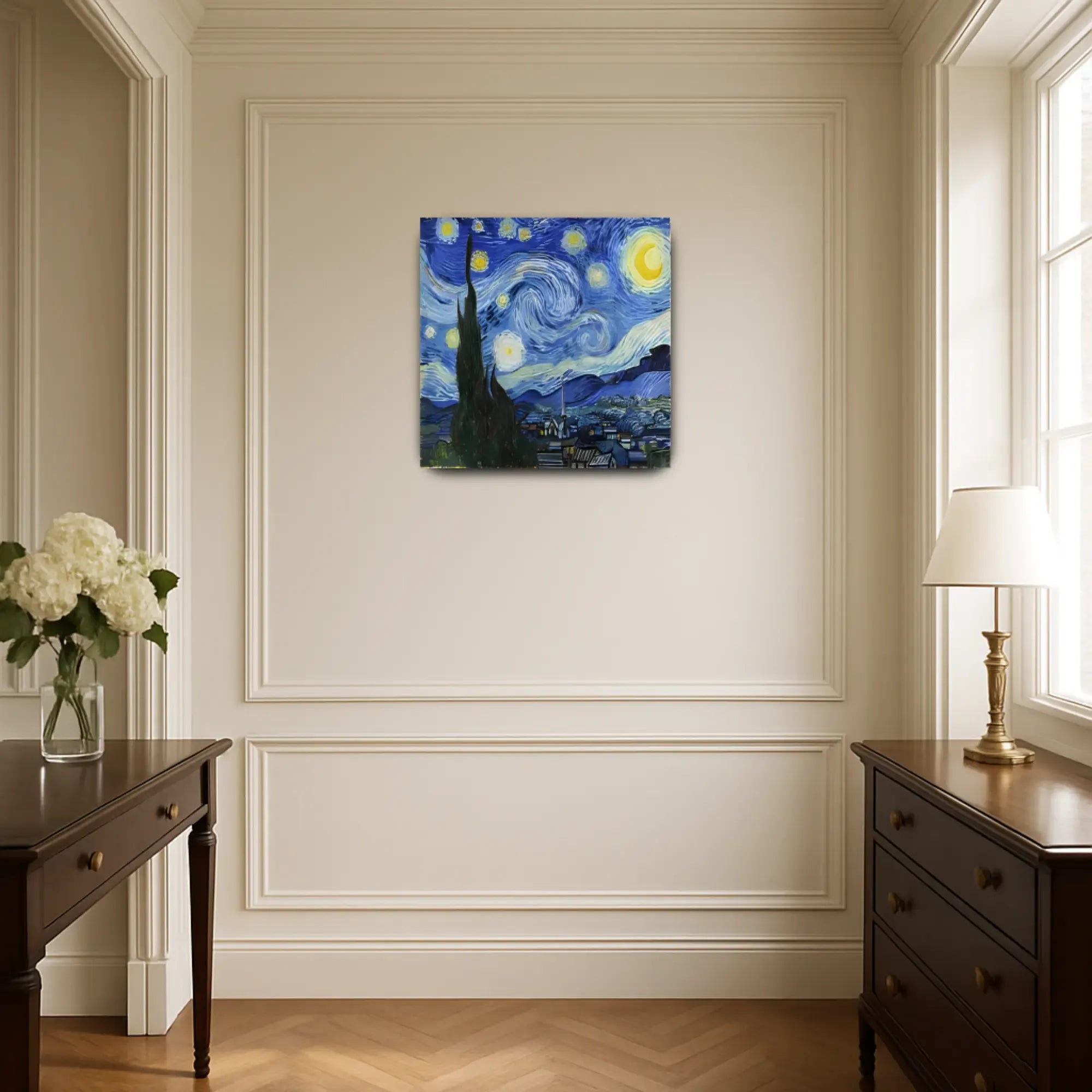 Großes Gemälde - Van Goghs Sternennacht, Reproduktion - Noche Estrellada