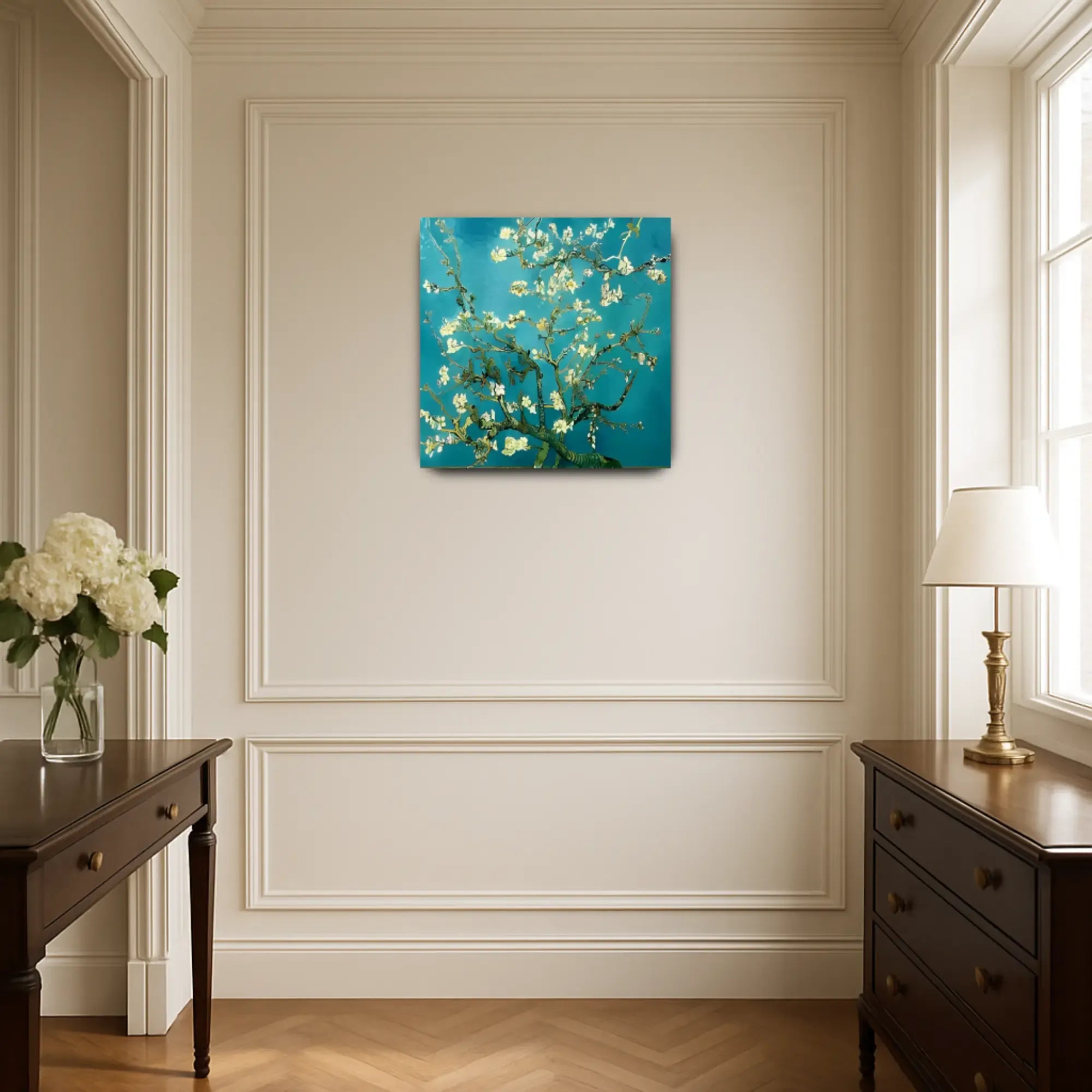 Großes Gemälde - Van Goghs Blühender Mandelbaumzweig, Reproduktion - Ramas en Flor