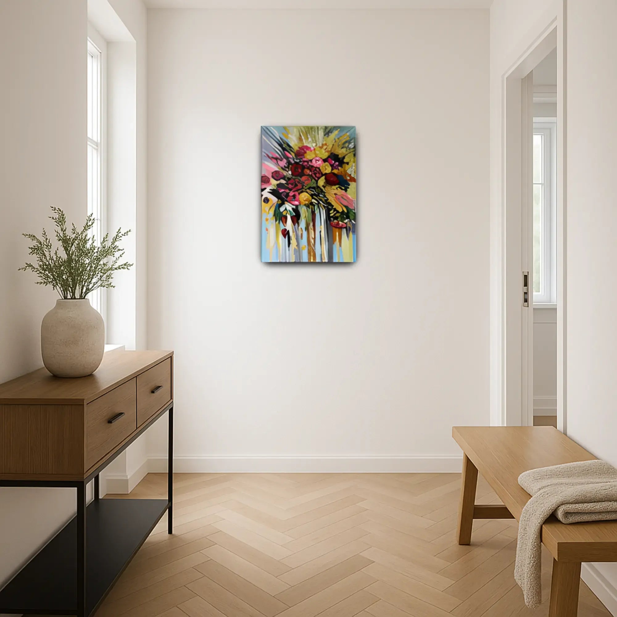 Großes Gemälde - Explosión Floral