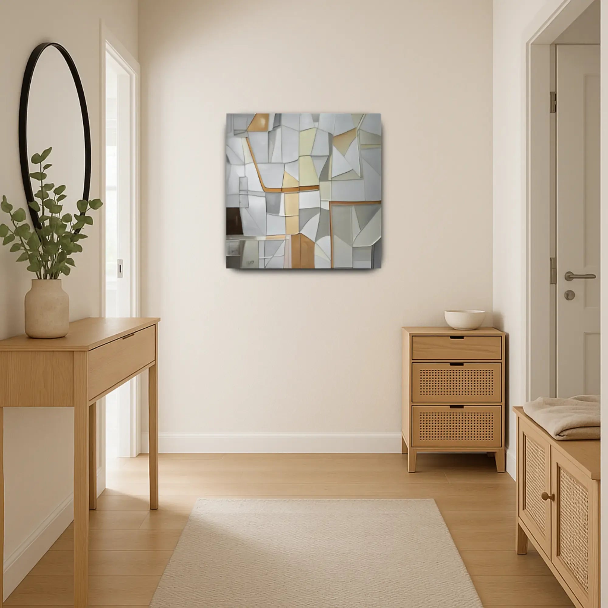 Großes Gemälde - Geometría de Serenidad