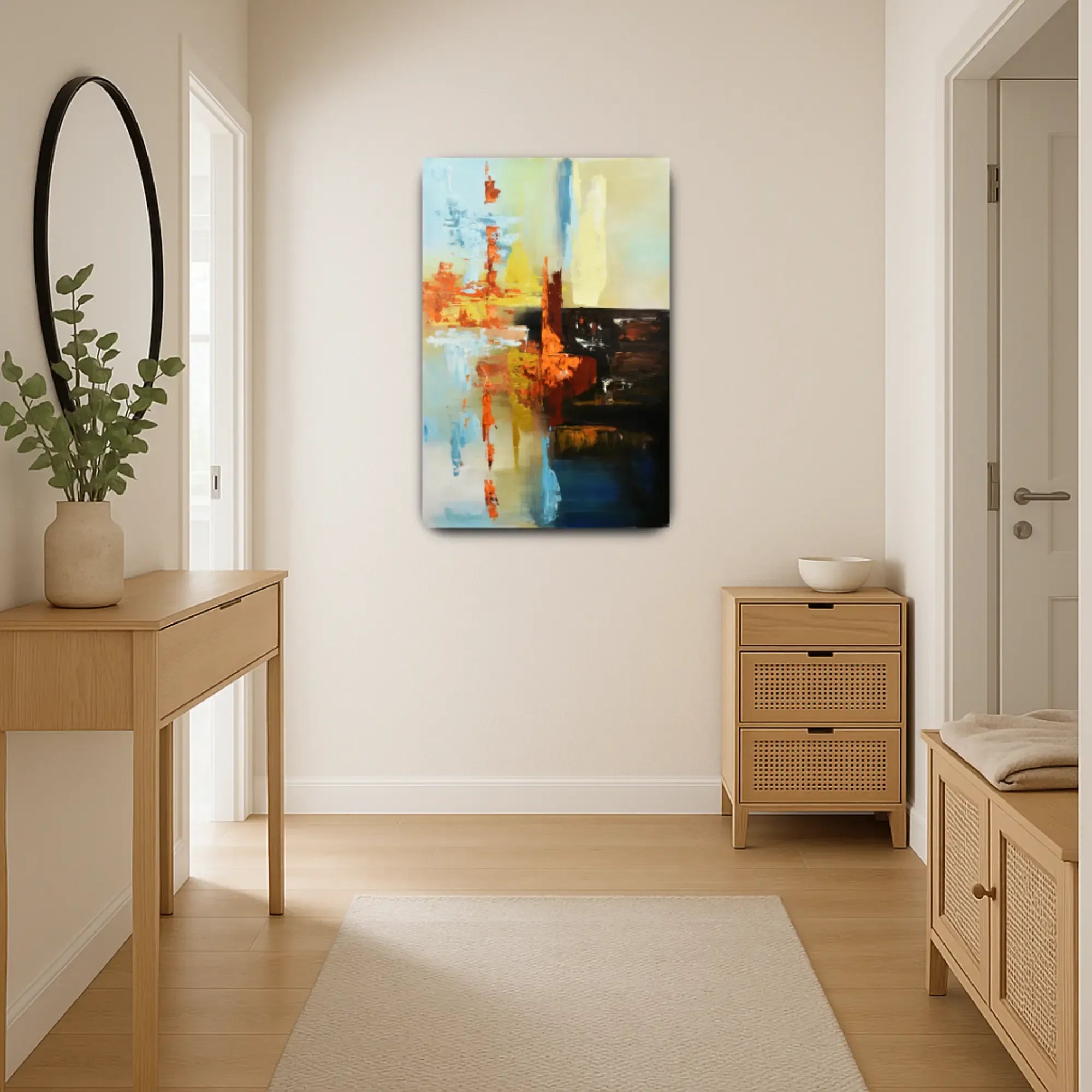 Großes Gemälde - Geheimnisse der Tiefe