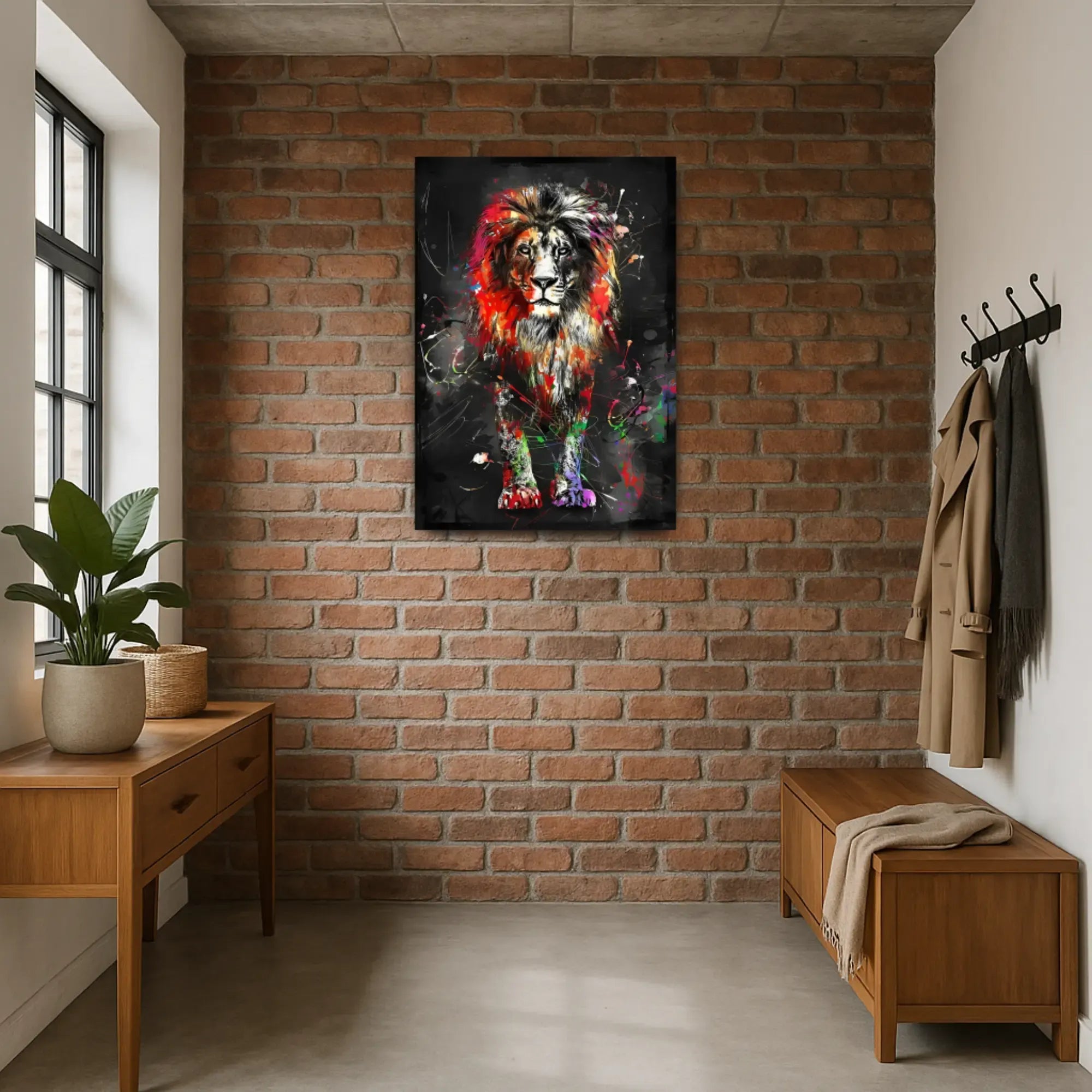 Großes Gemälde - Rey de Colores