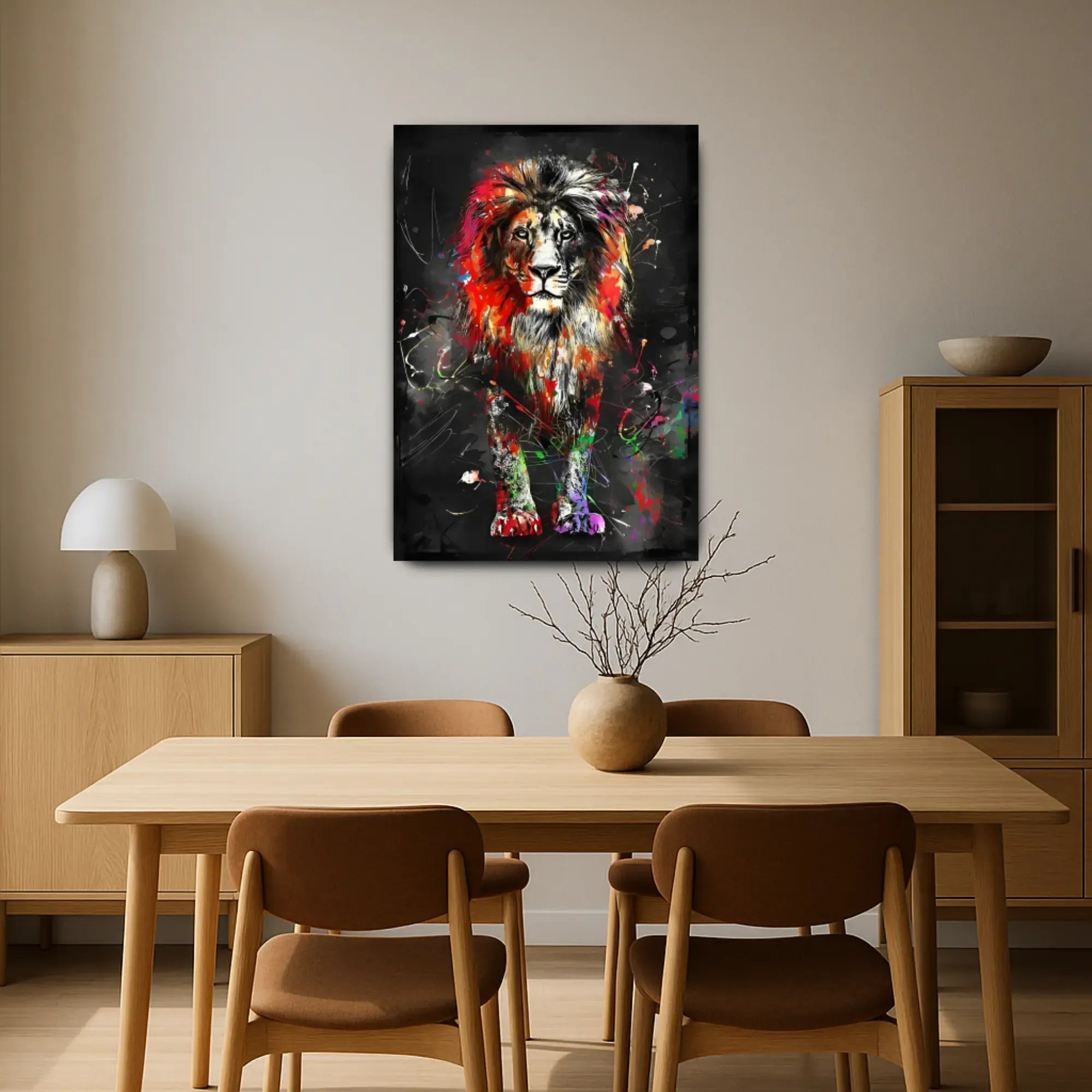 Großes Gemälde - Rey de Colores