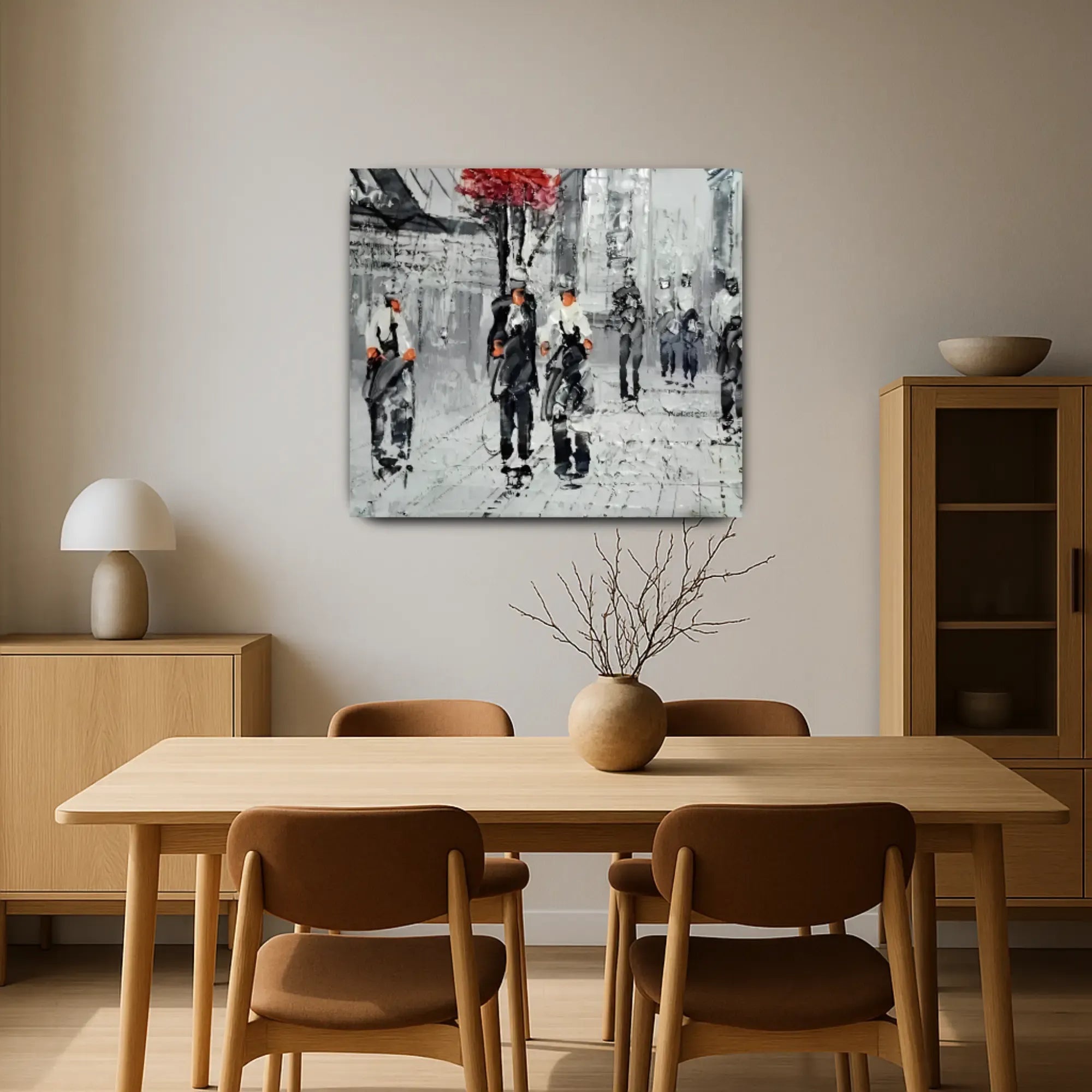 Großes Gemälde - Ciudad en Movimiento