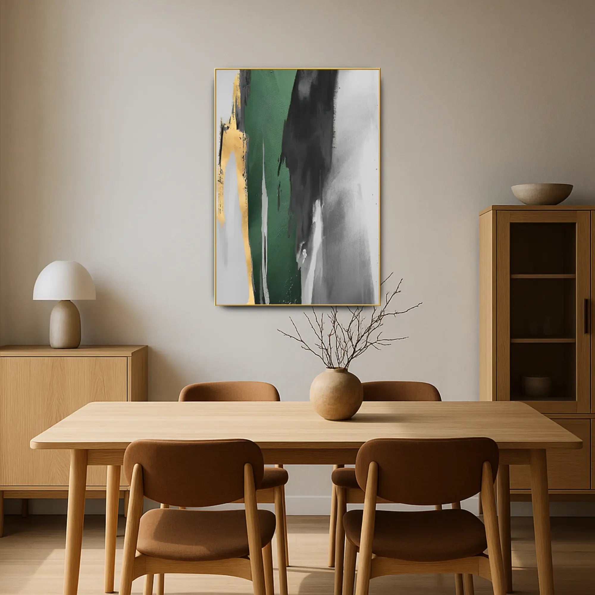 Großes Gemälde - Flujo de Esmeralda