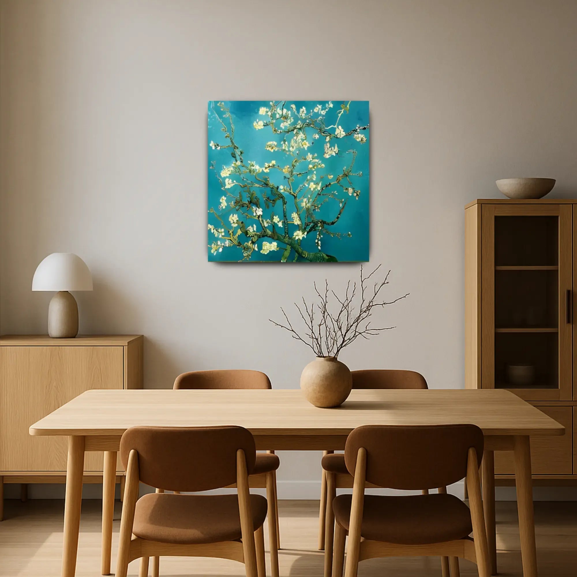 Großes Gemälde - Van Goghs Blühender Mandelbaumzweig, Reproduktion - Ramas en Flor