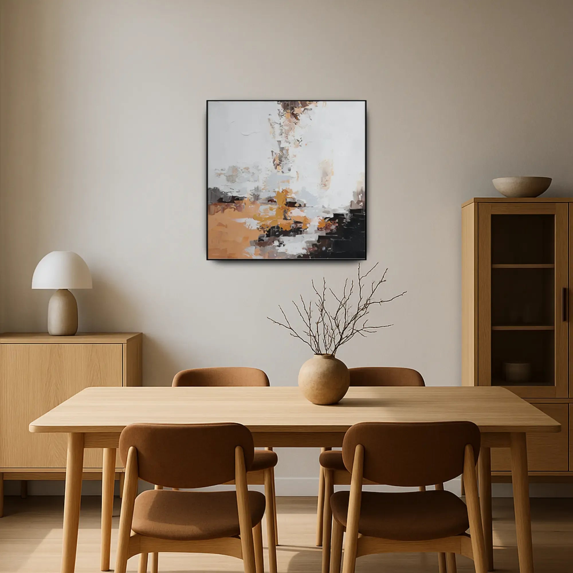 Großes Gemälde - Tranquillità Texturale