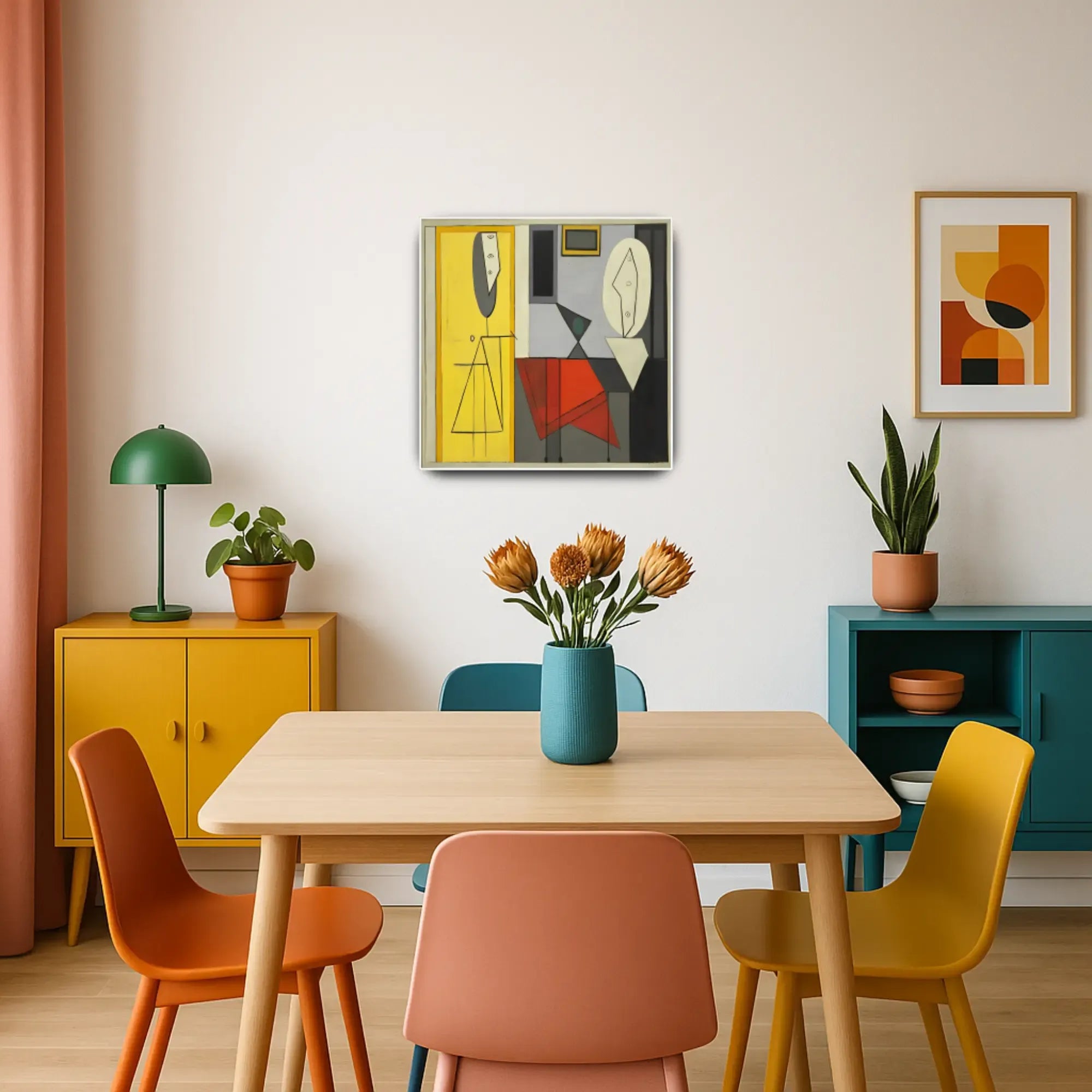 Großes Gemälde - Geometría de Encuentros