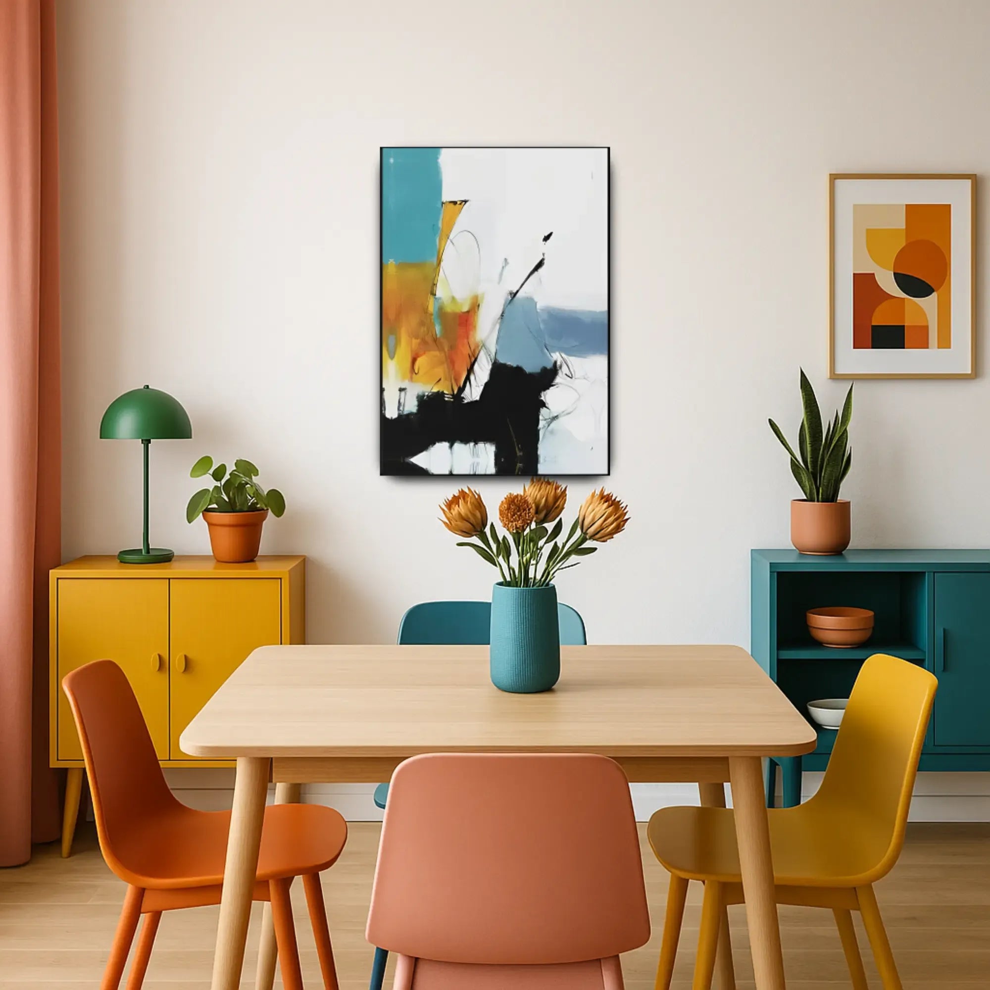 Großes Gemälde - Explosión de Color