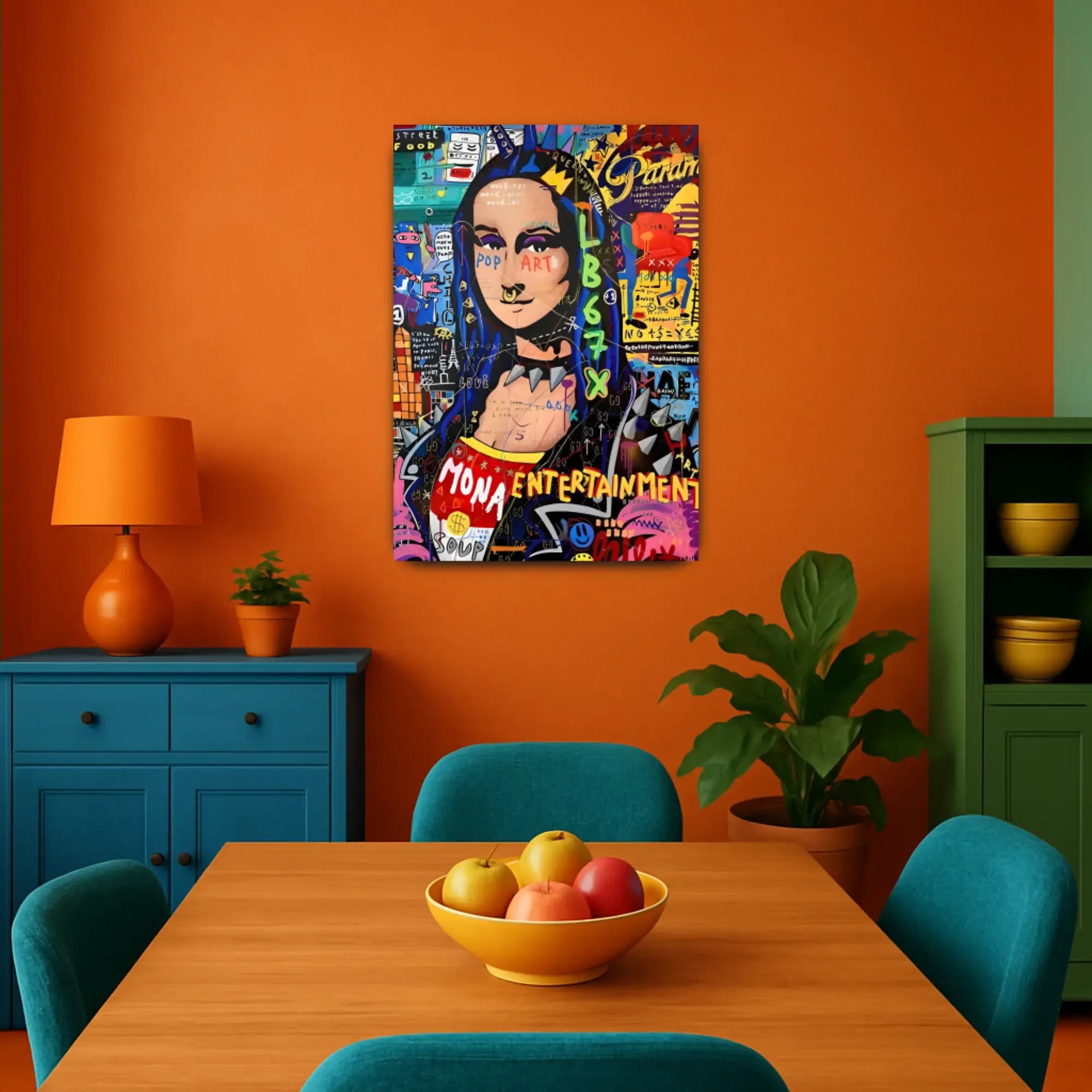 Großes Gemälde - Mona Pop