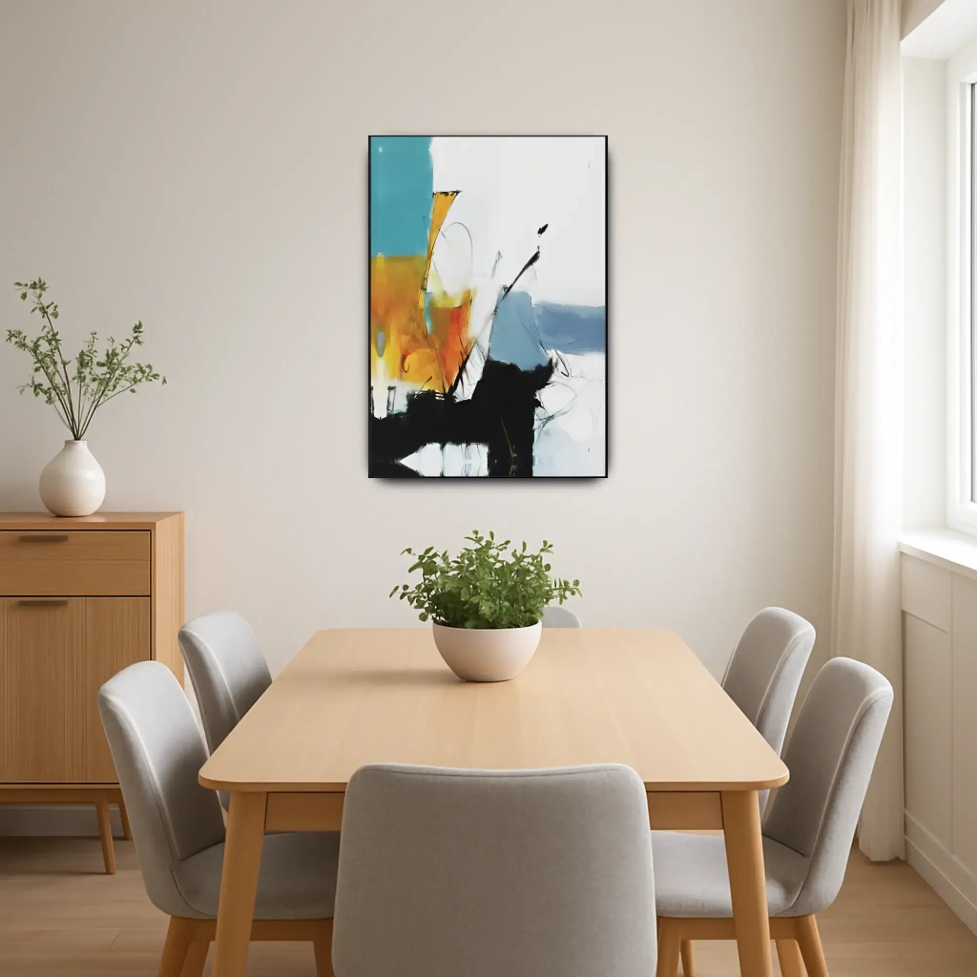 Großes Gemälde - Explosión de Color