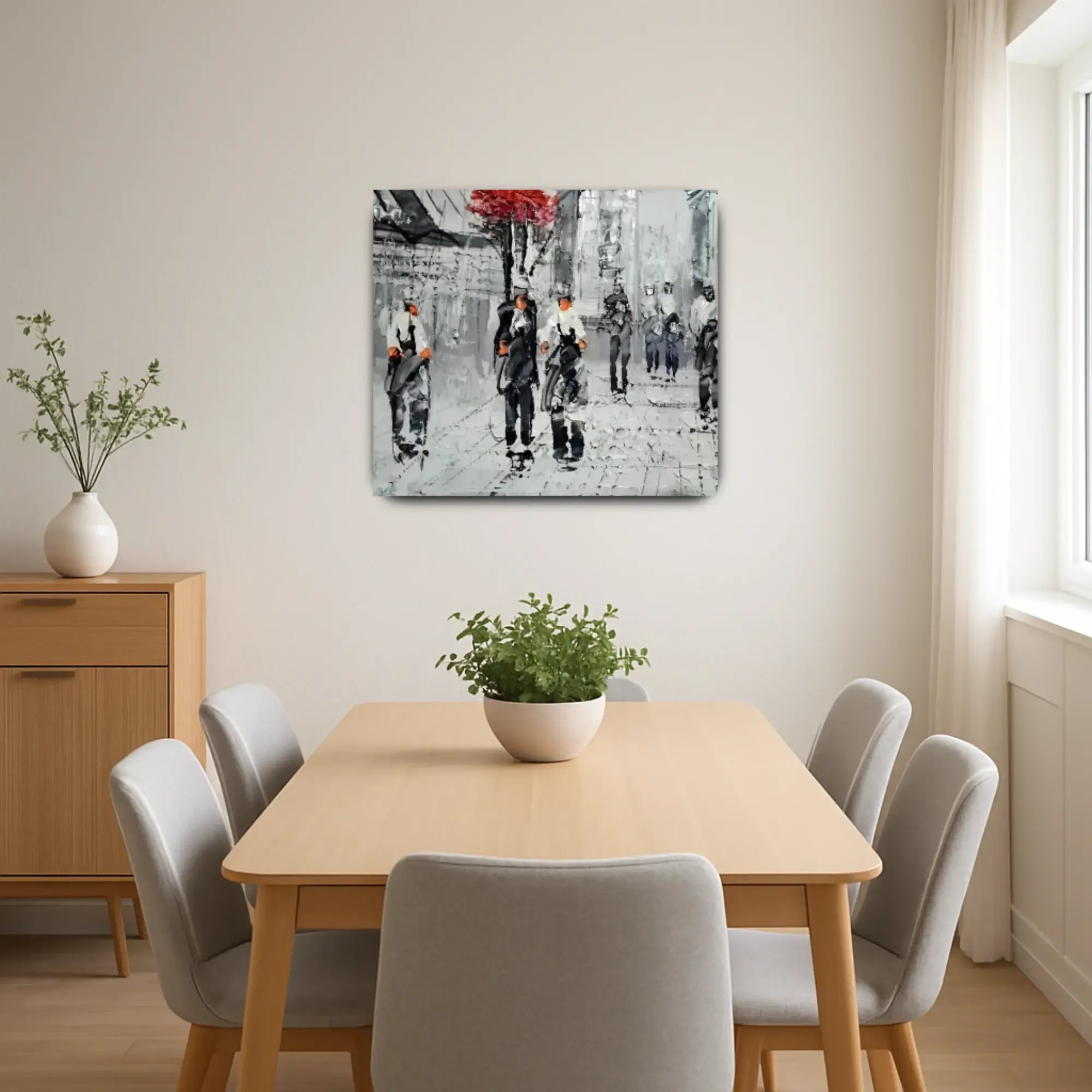 Großes Gemälde - Ciudad en Movimiento