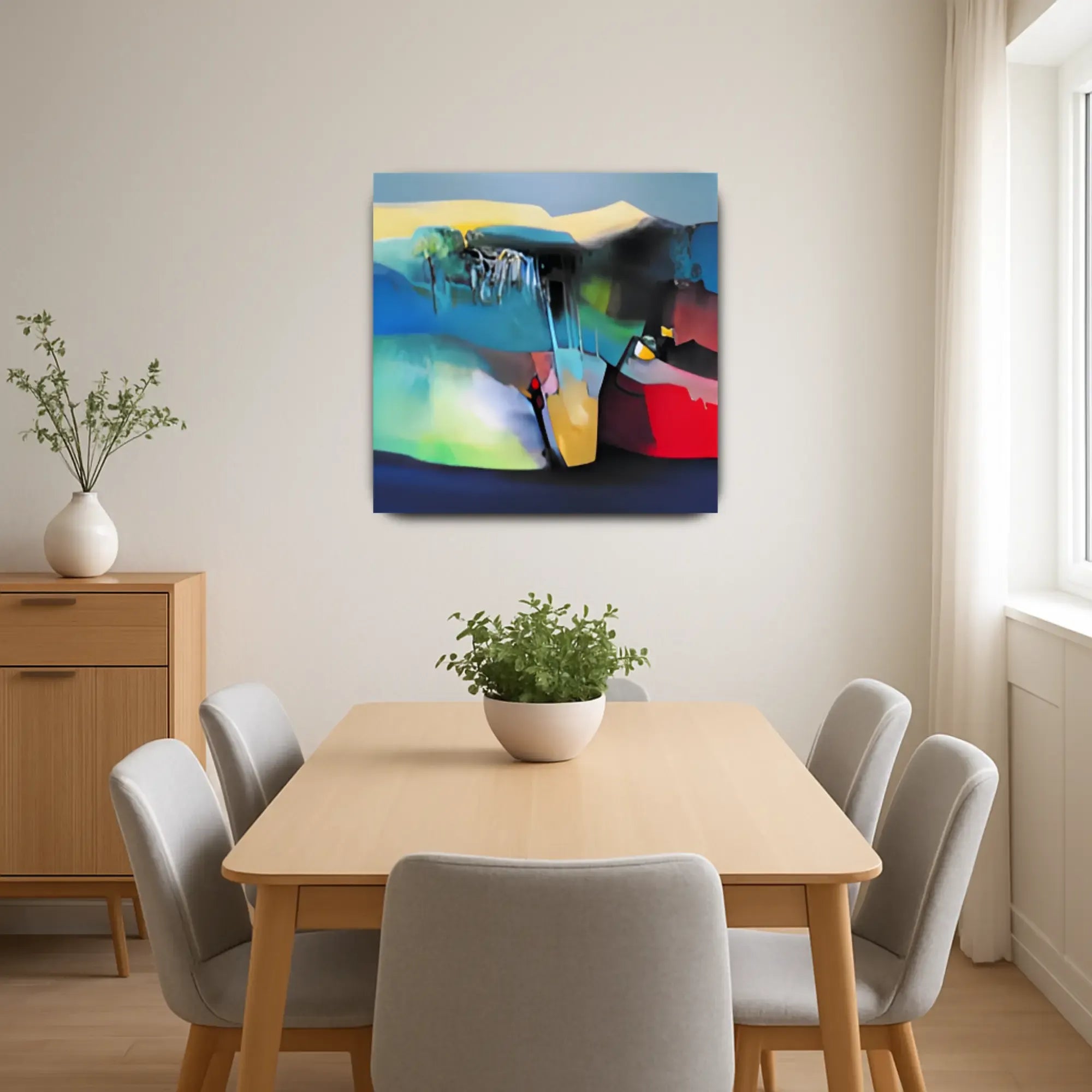 Großes Gemälde - Paisaje de Luces