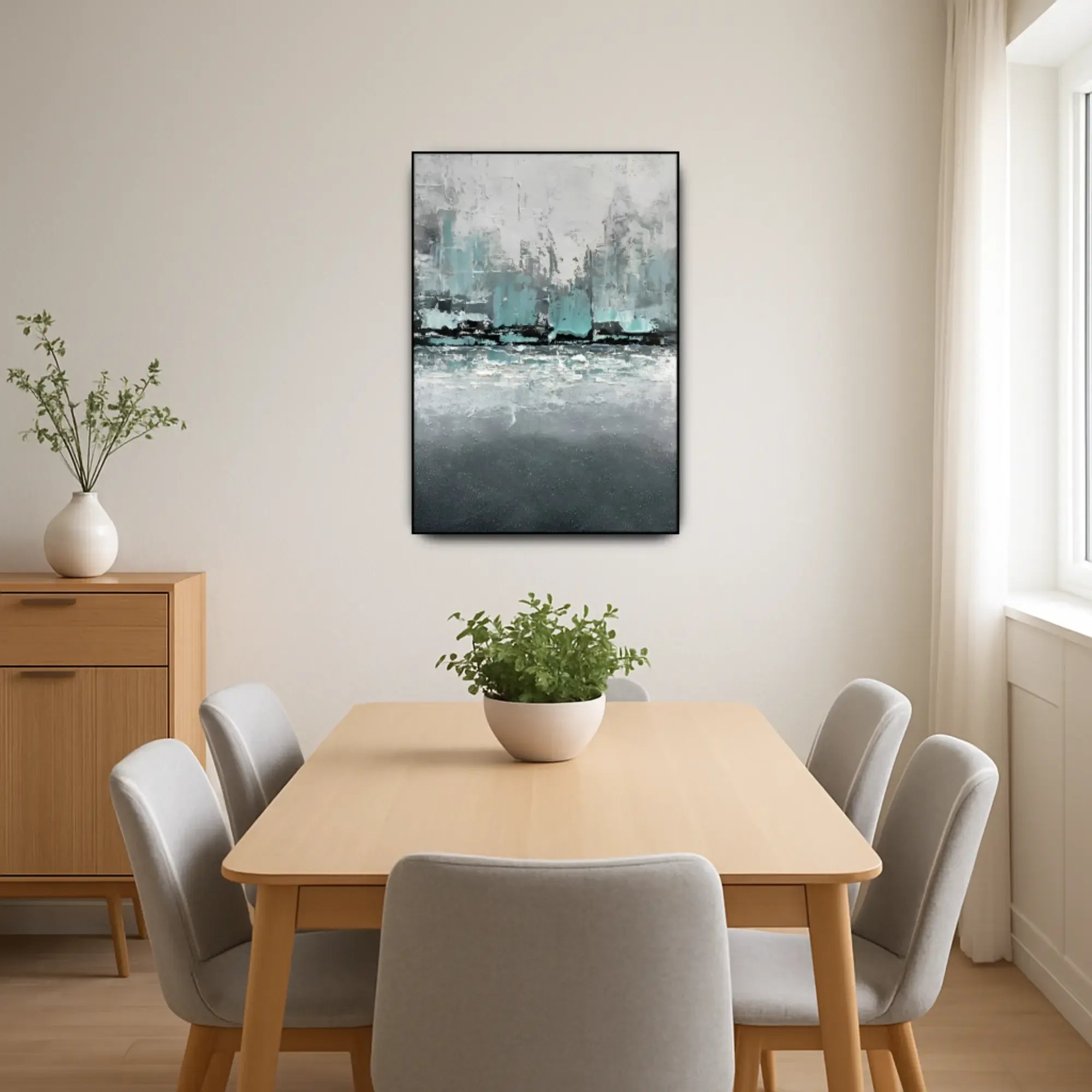 Großes Gemälde - Horizonte Tranquilo