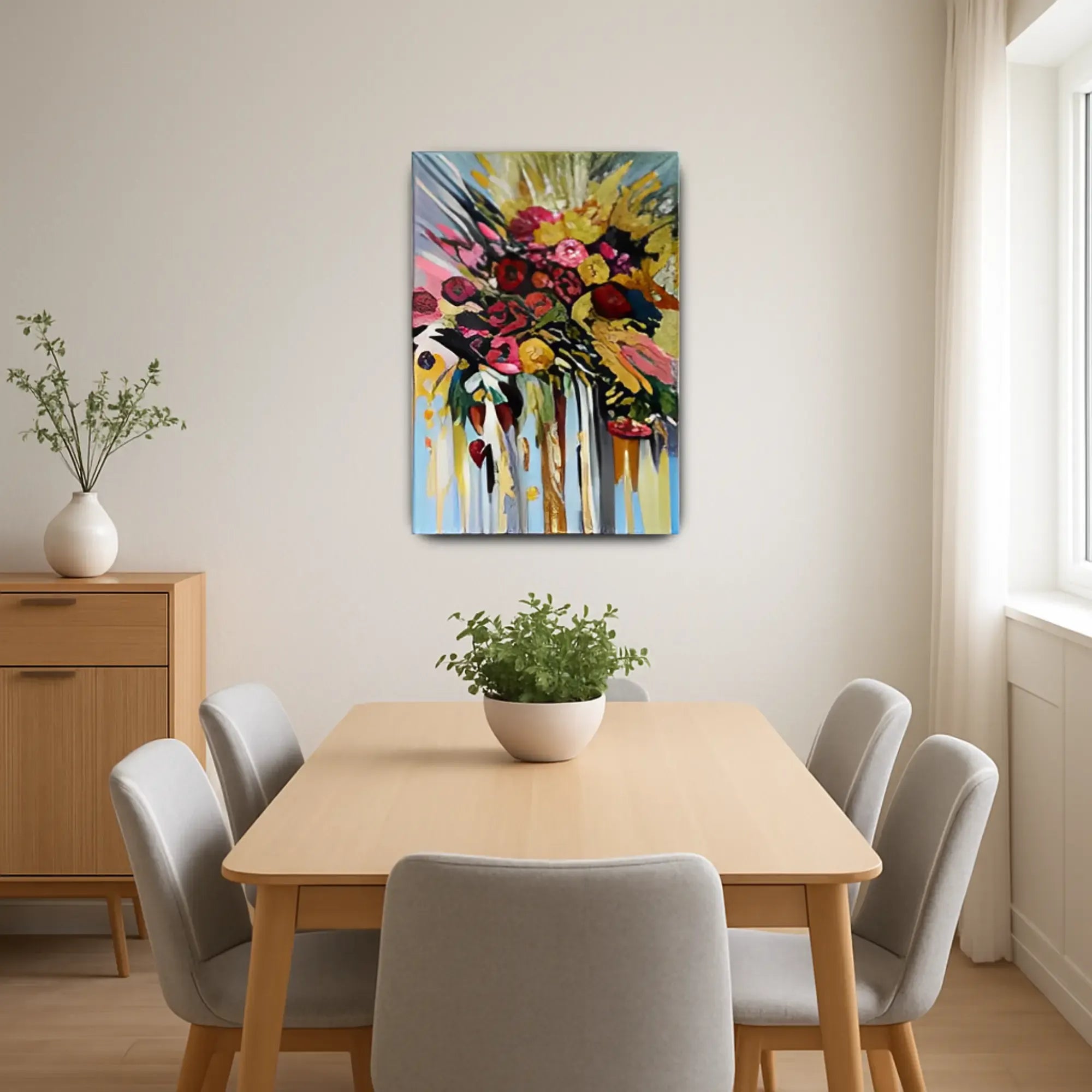 Großes Gemälde - Explosión Floral