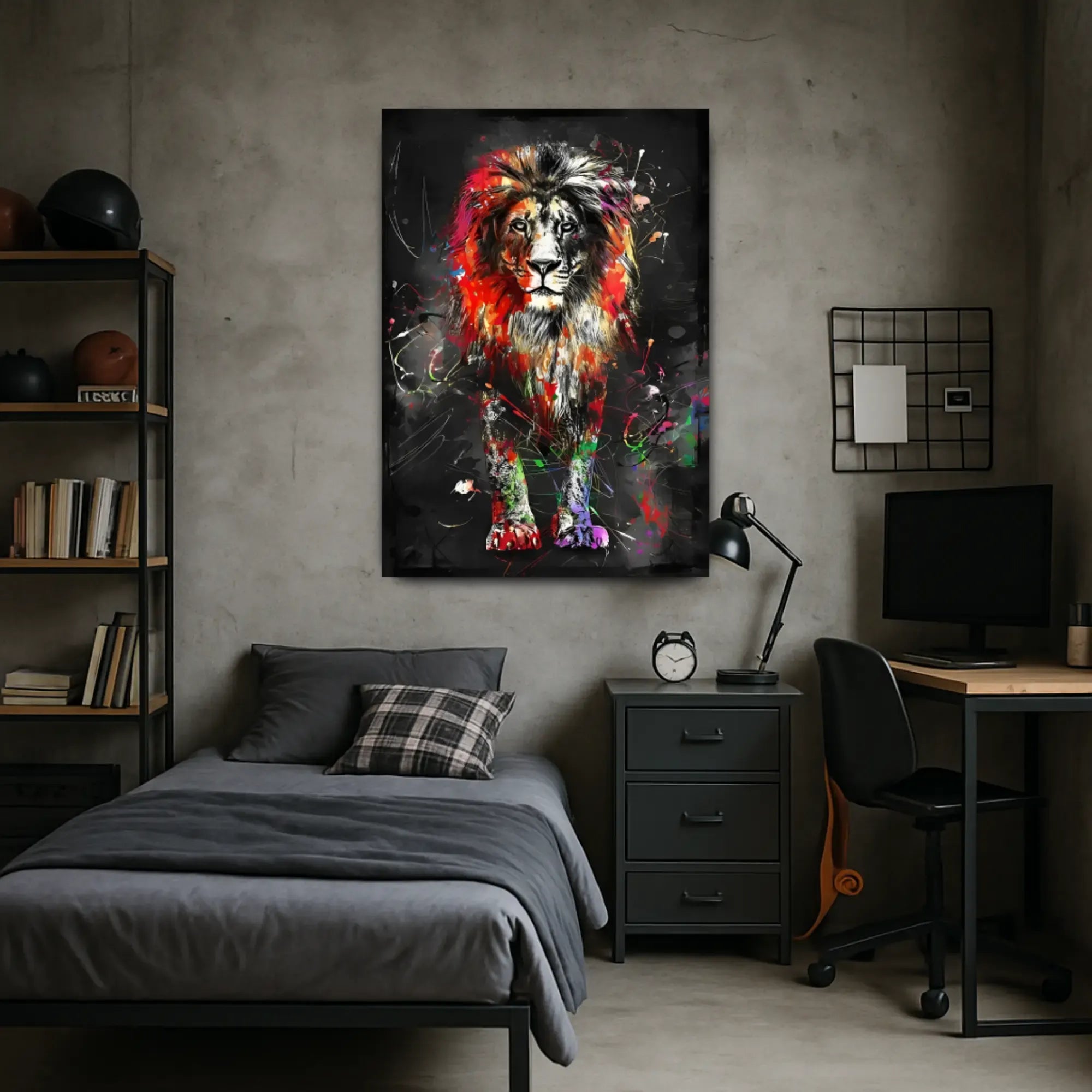 Großes Gemälde - Rey de Colores