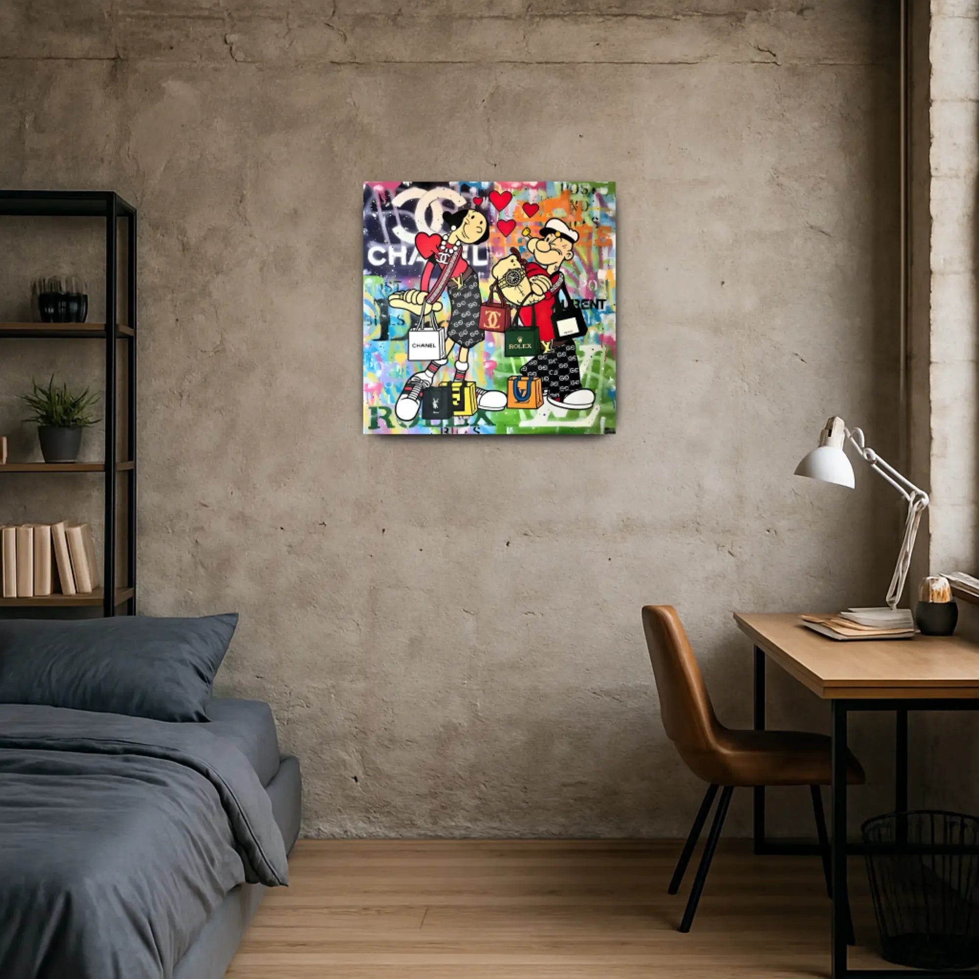 Großes Gemälde - Luxury Love