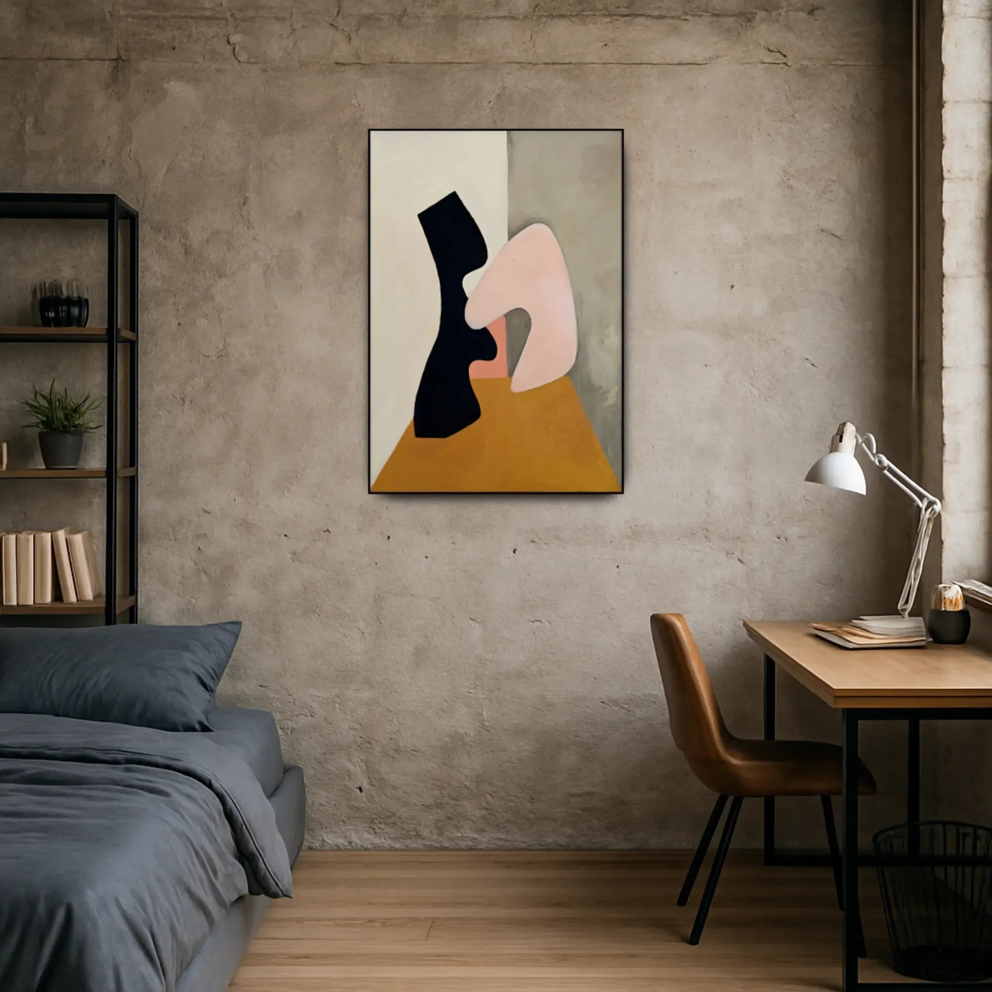 Großes Gemälde - Formas Silenciosas