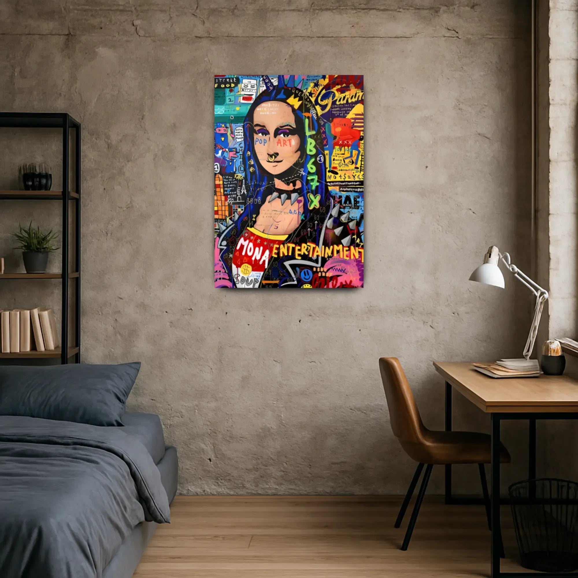 Großes Gemälde - Mona Pop