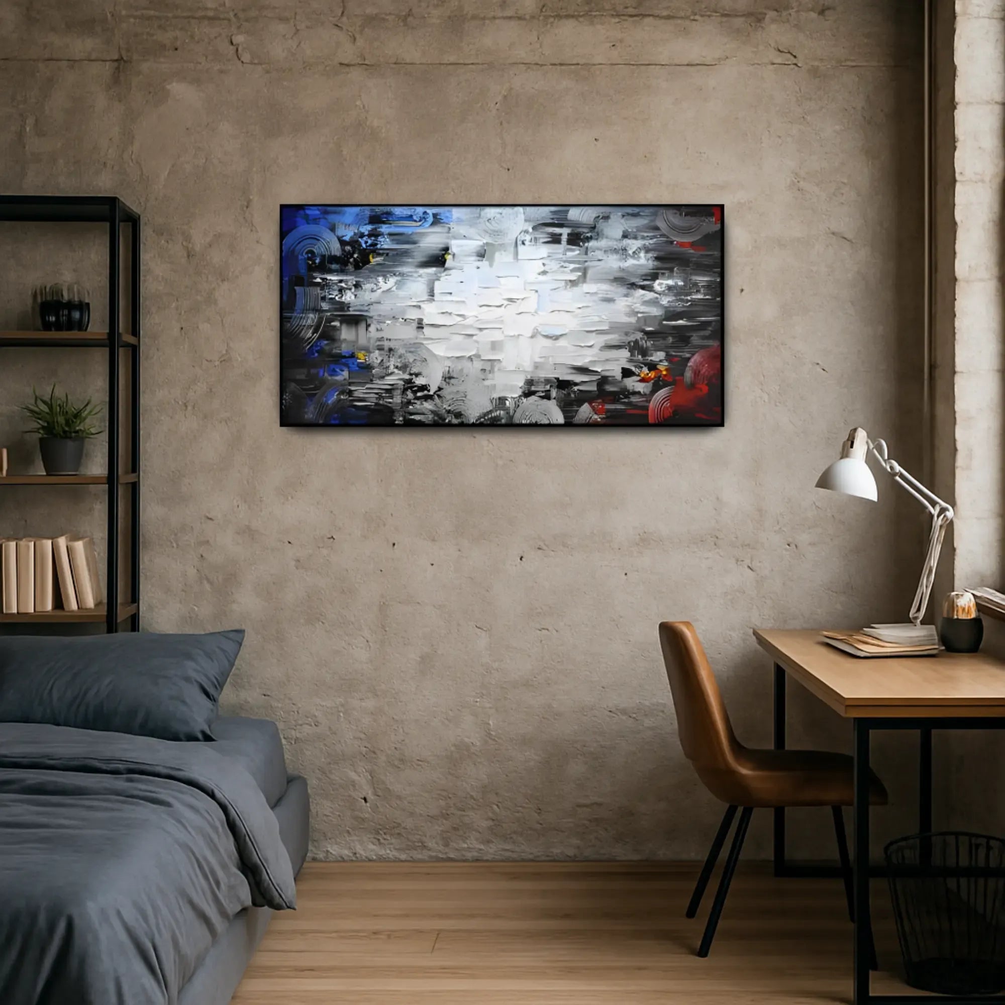 Großes Gemälde - Balance de Contrastes