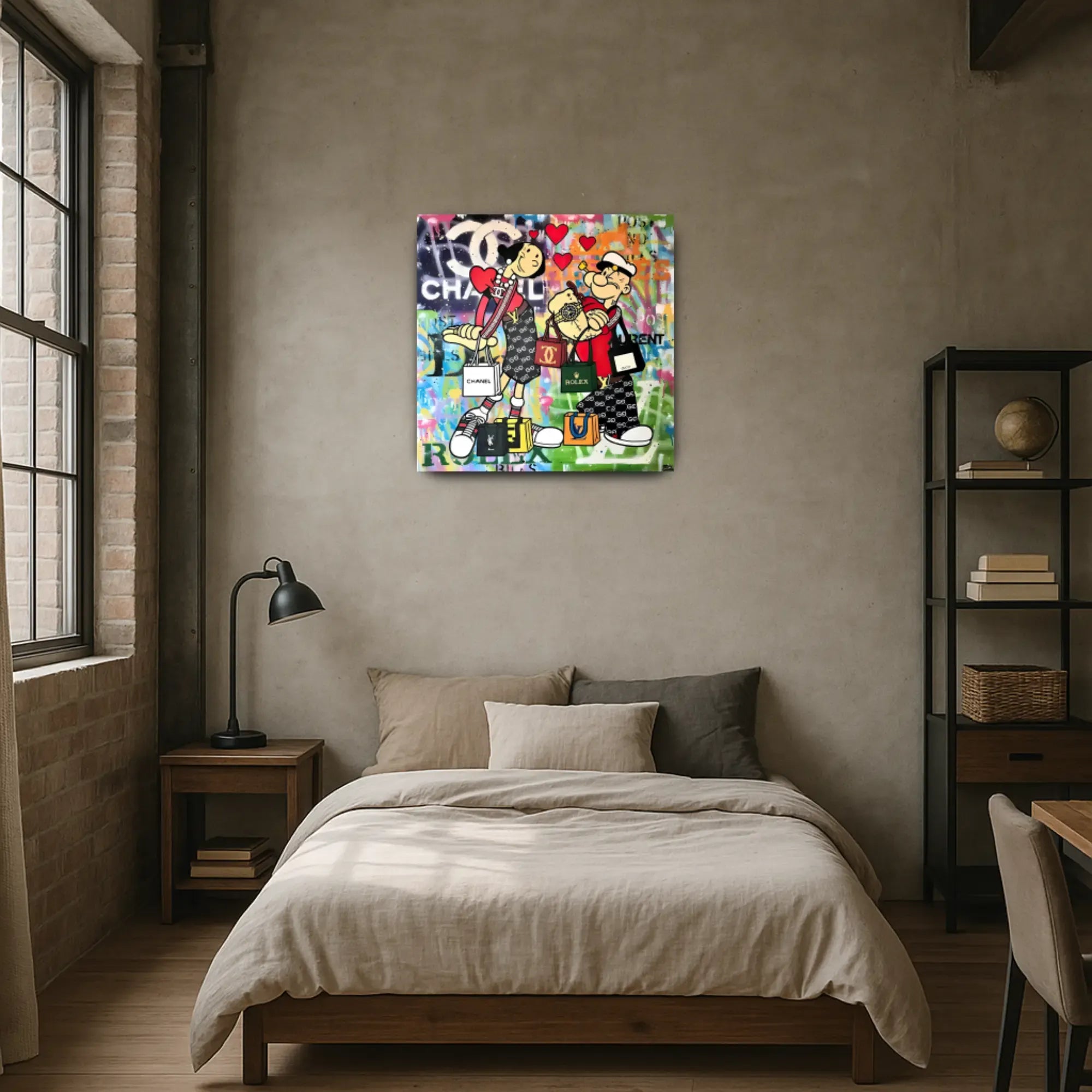 Großes Gemälde - Luxury Love