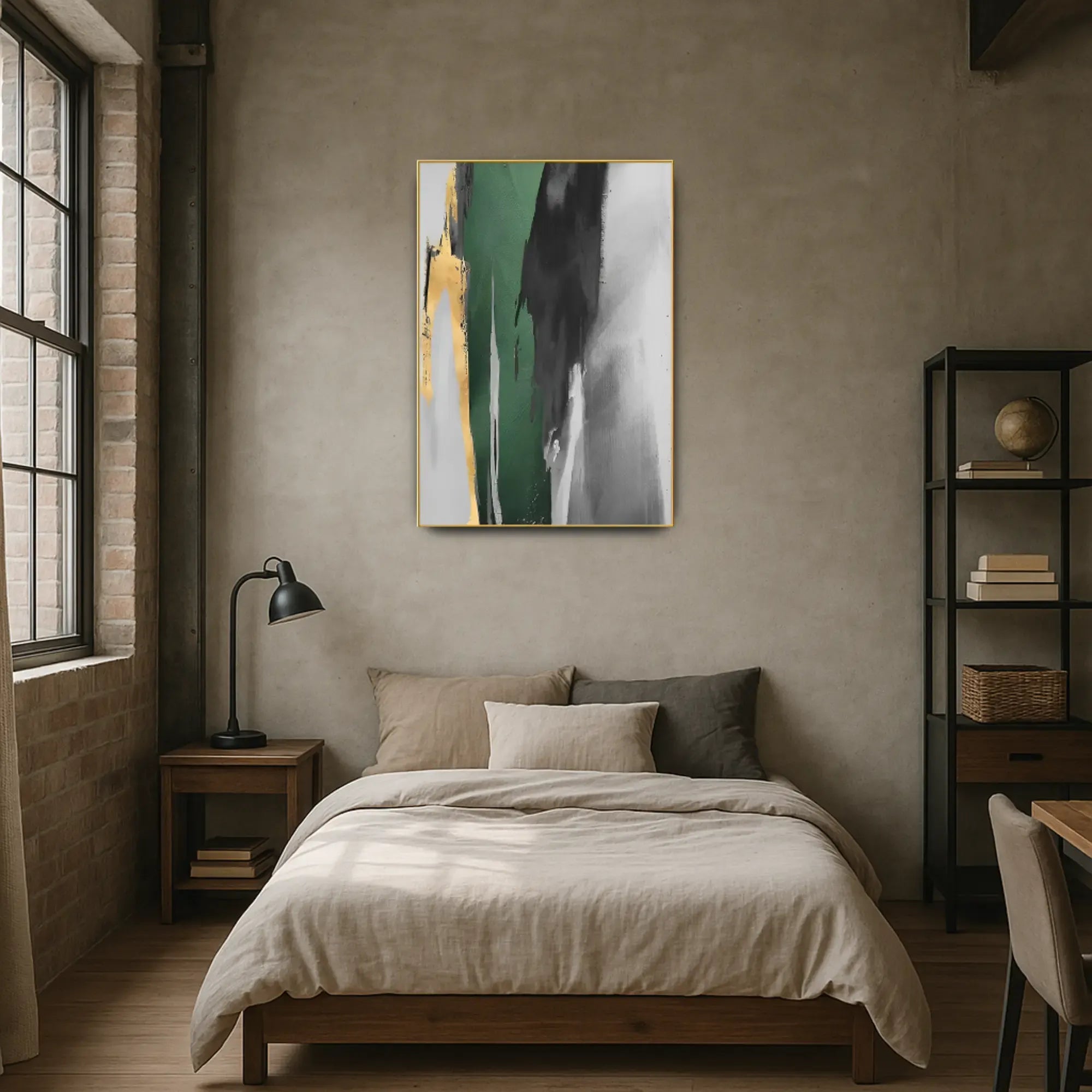 Großes Gemälde - Flujo de Esmeralda