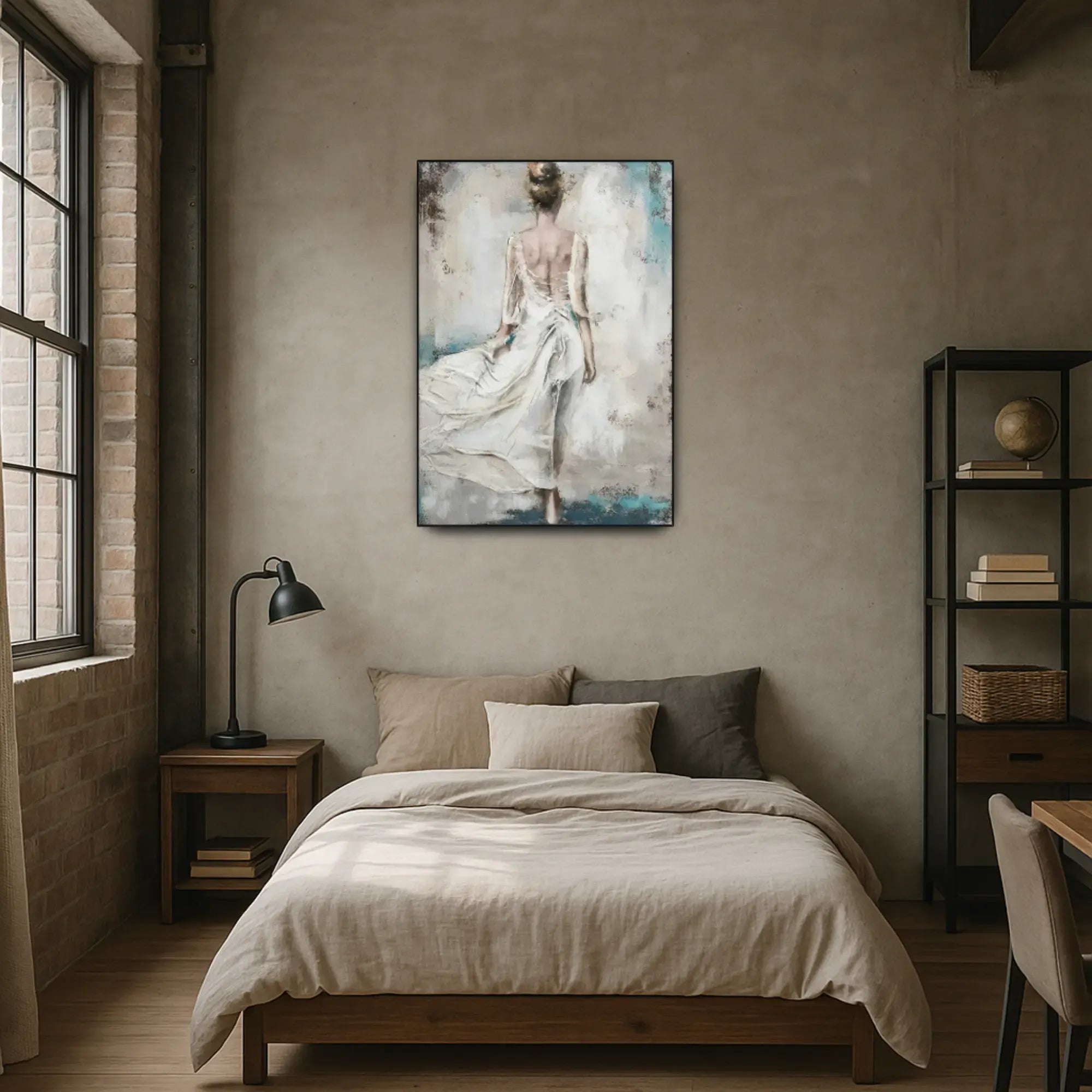 Großes Gemälde - Elegancia en Movimiento