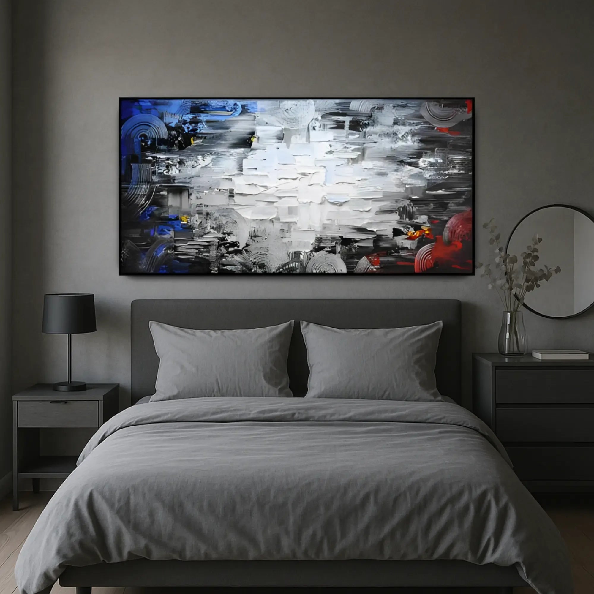 Großes Gemälde - Balance de Contrastes