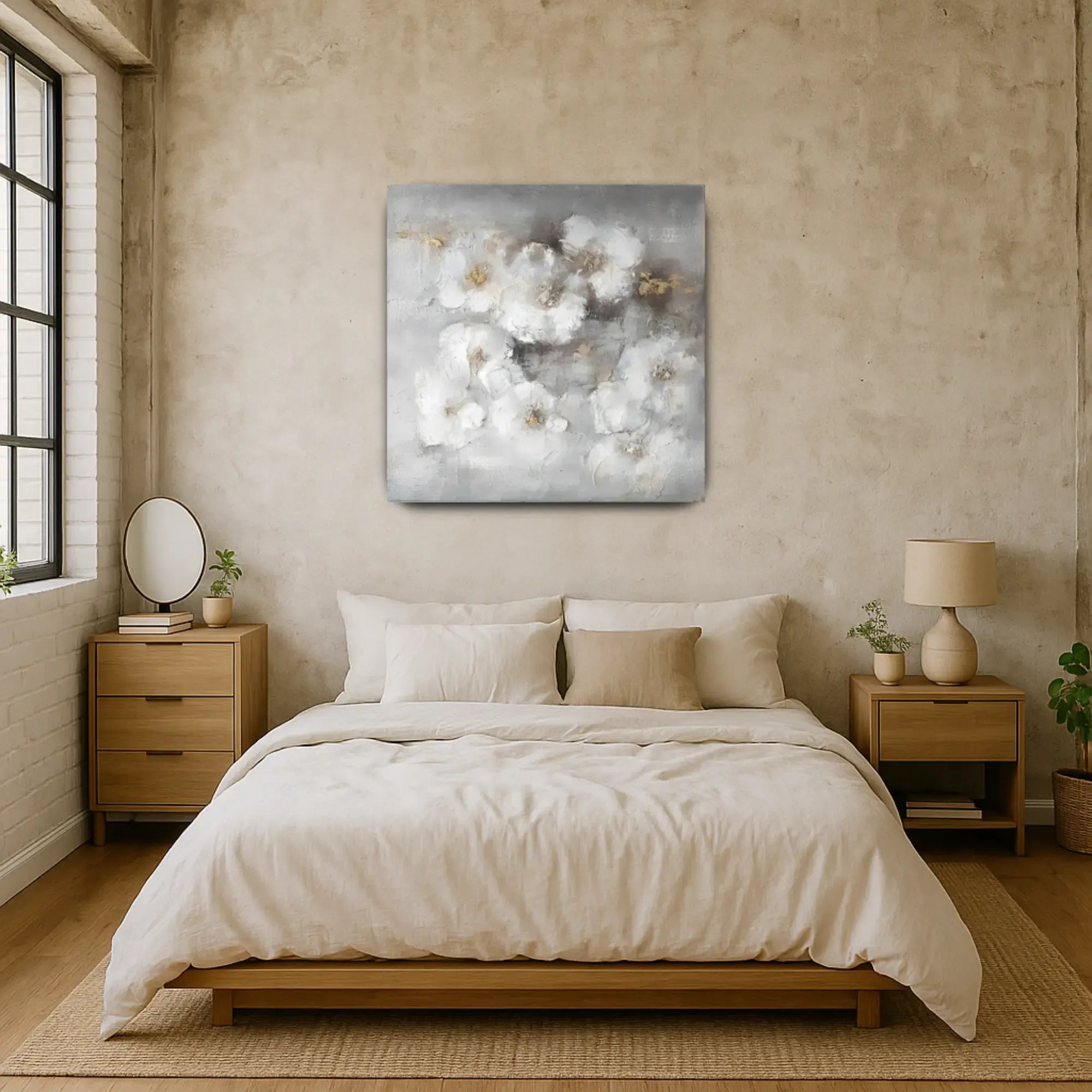 Großes Gemälde - Flores Eternas