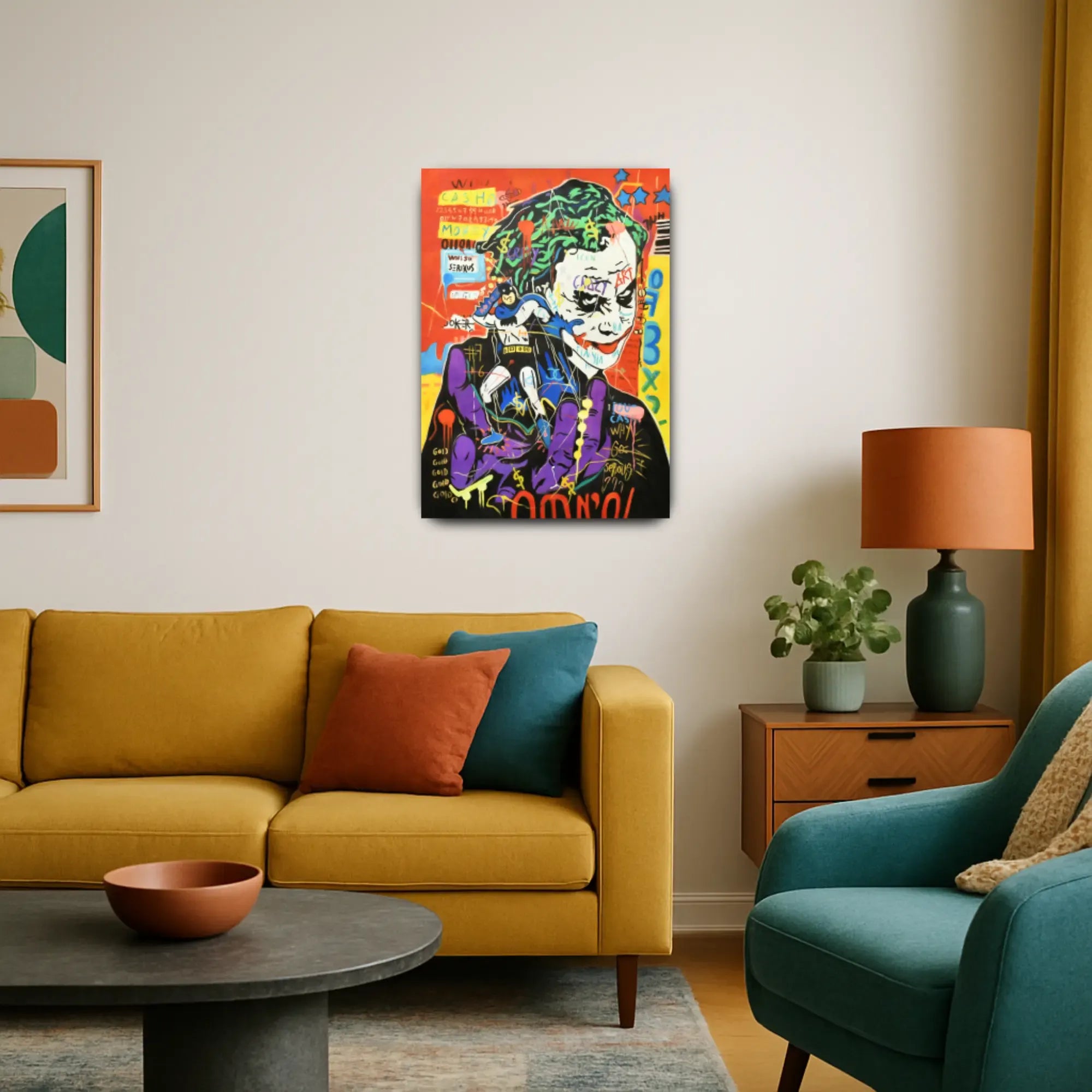 Großes Gemälde - Chaos & Joker