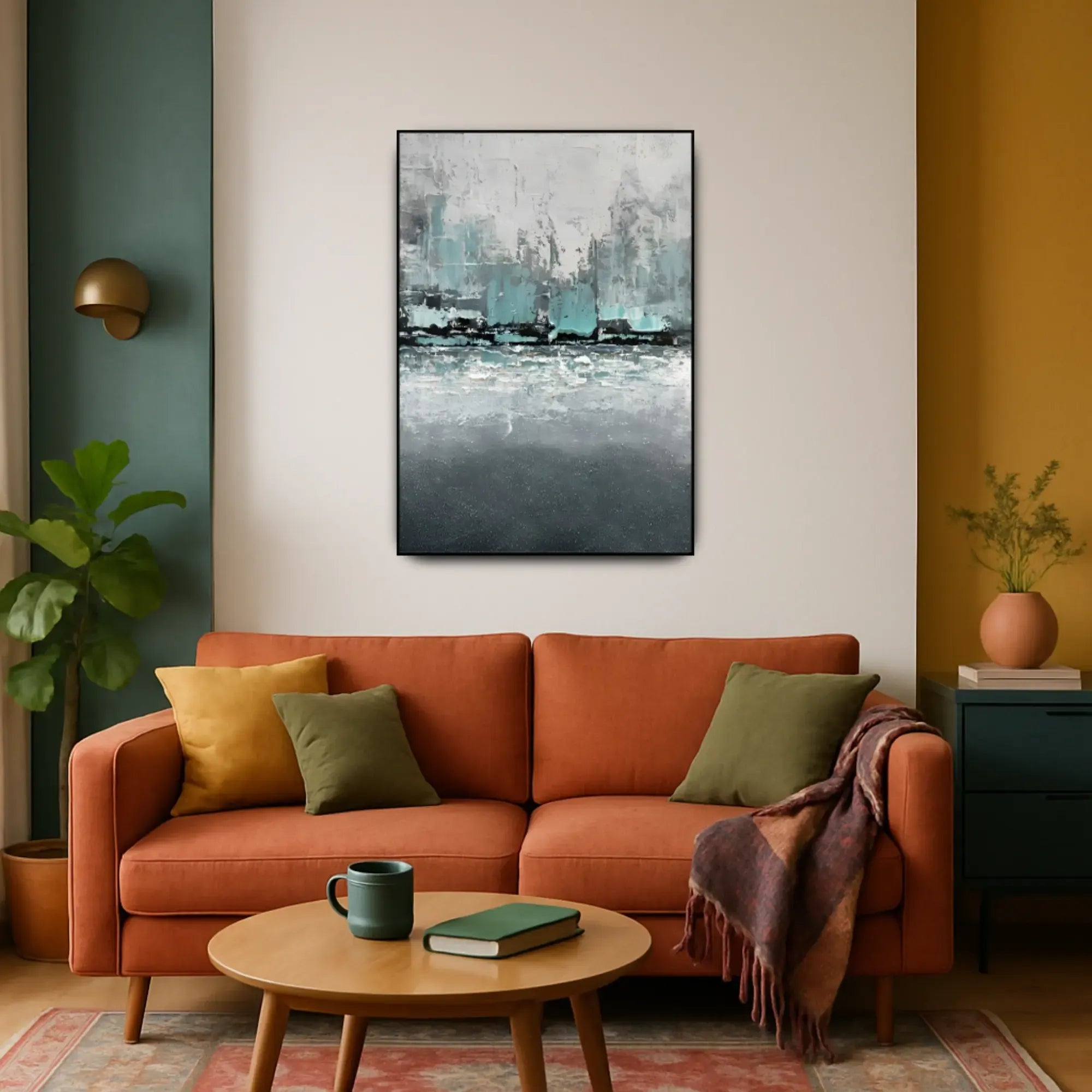 Großes Gemälde - Horizonte Tranquilo