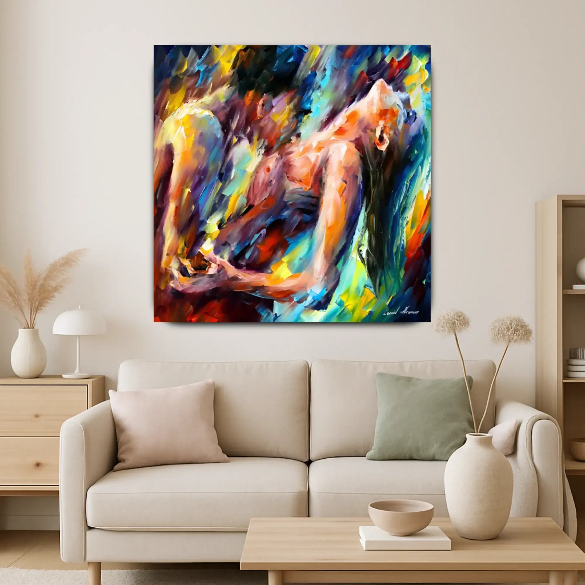 Großes Gemälde - Sensualidad en Movimiento