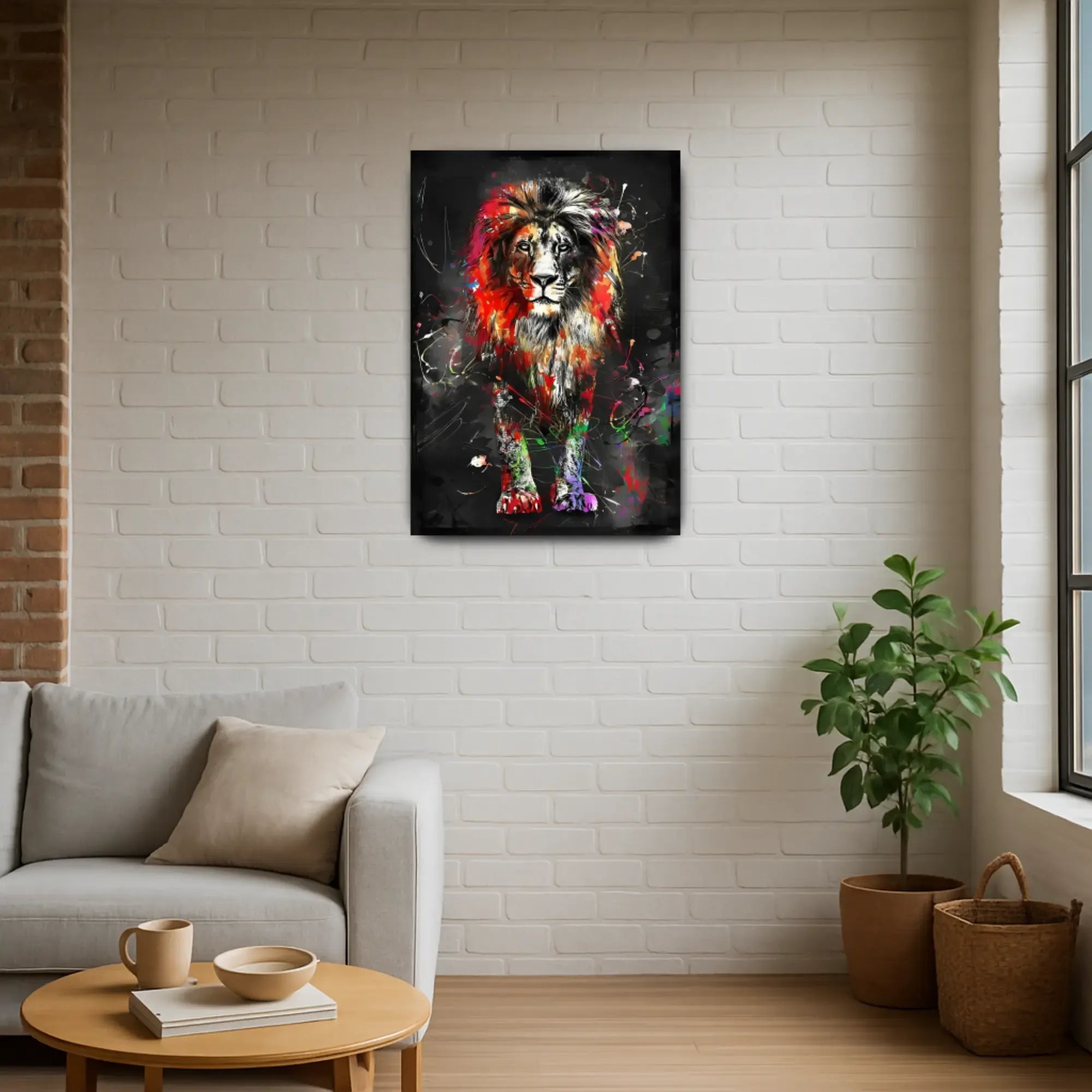 Großes Gemälde - Rey de Colores