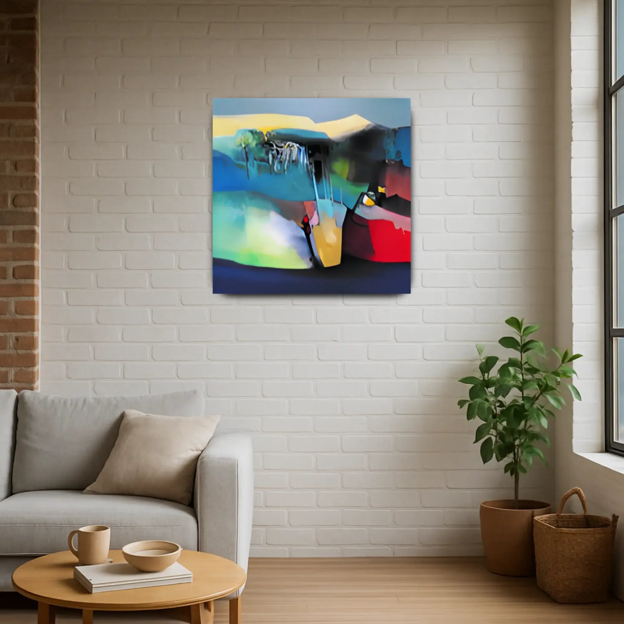 Großes Gemälde - Paisaje de Luces