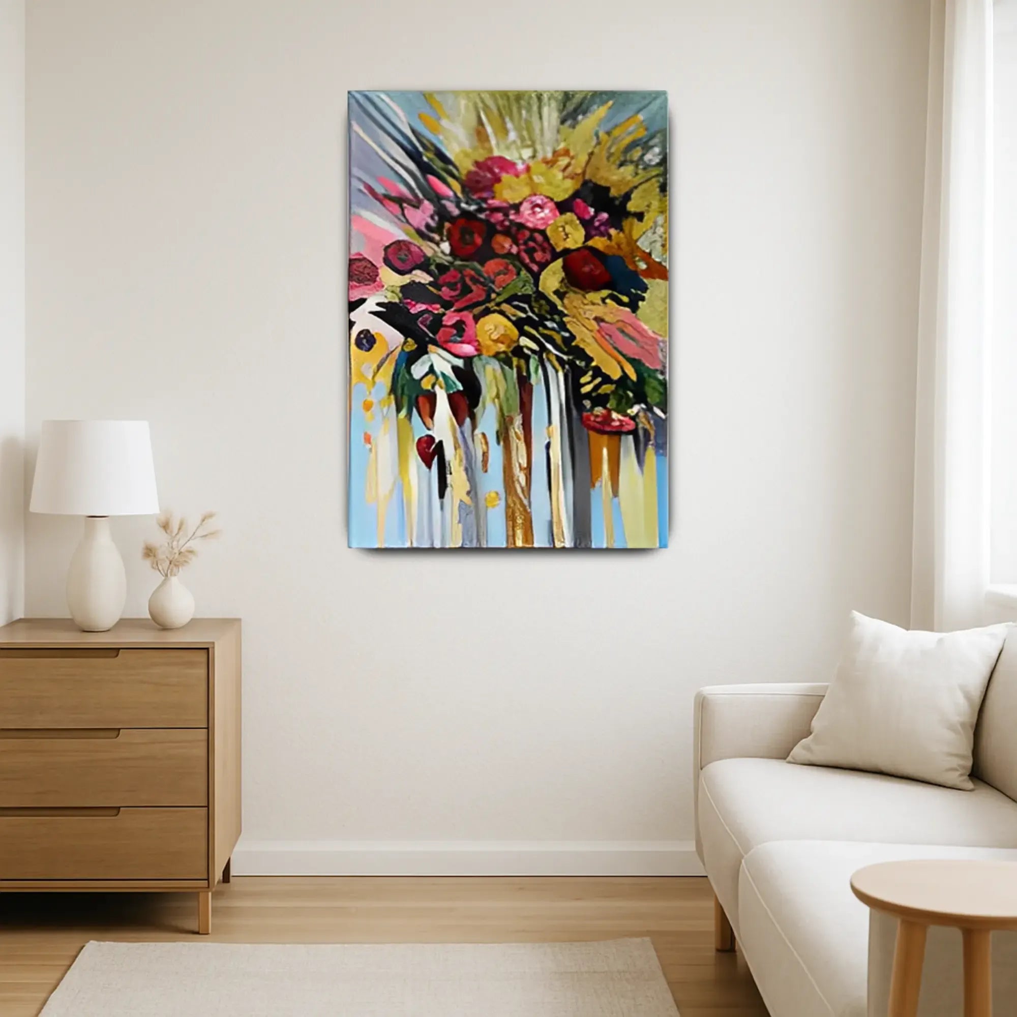 Großes Gemälde - Explosión Floral