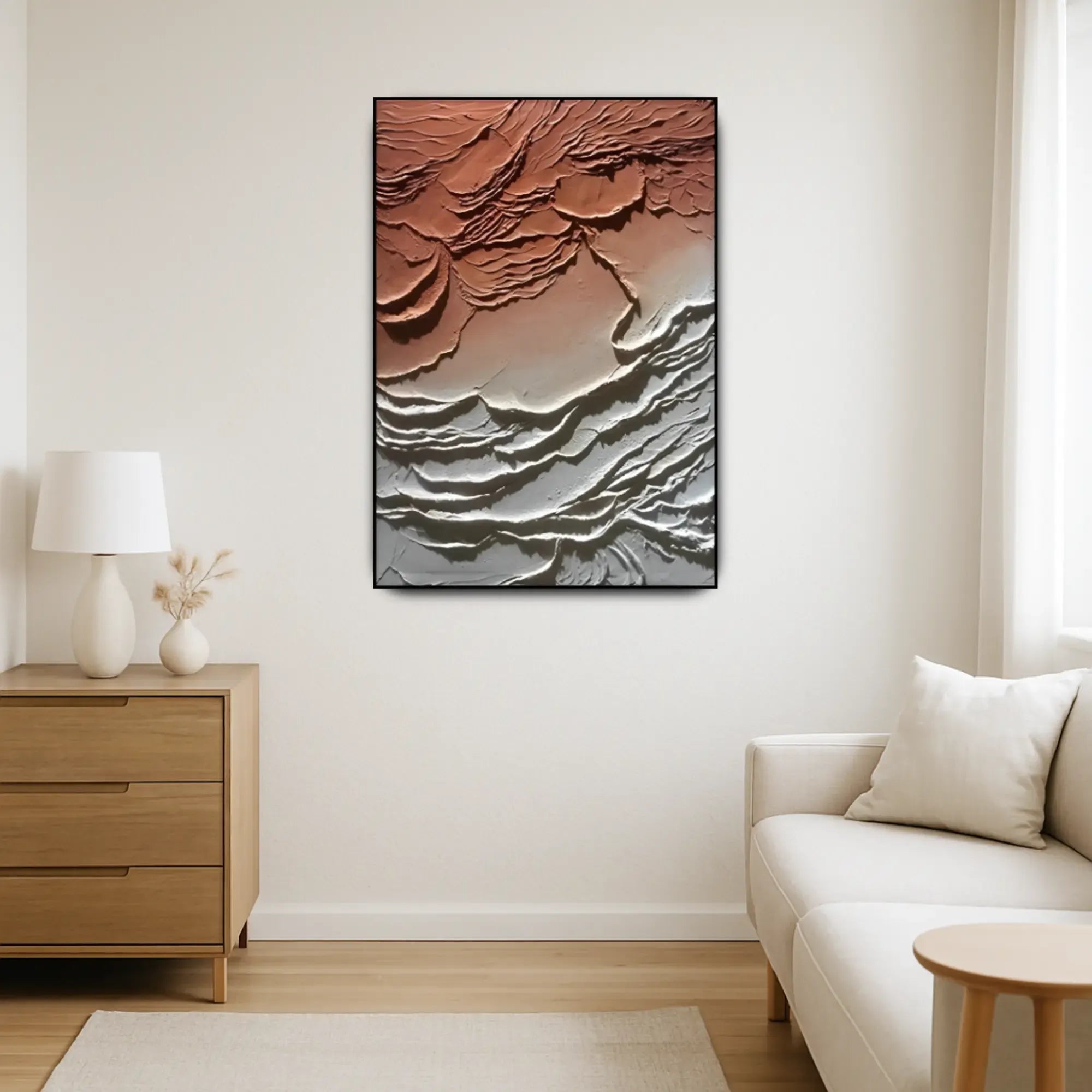 Großes Gemälde - Texturas del Desierto