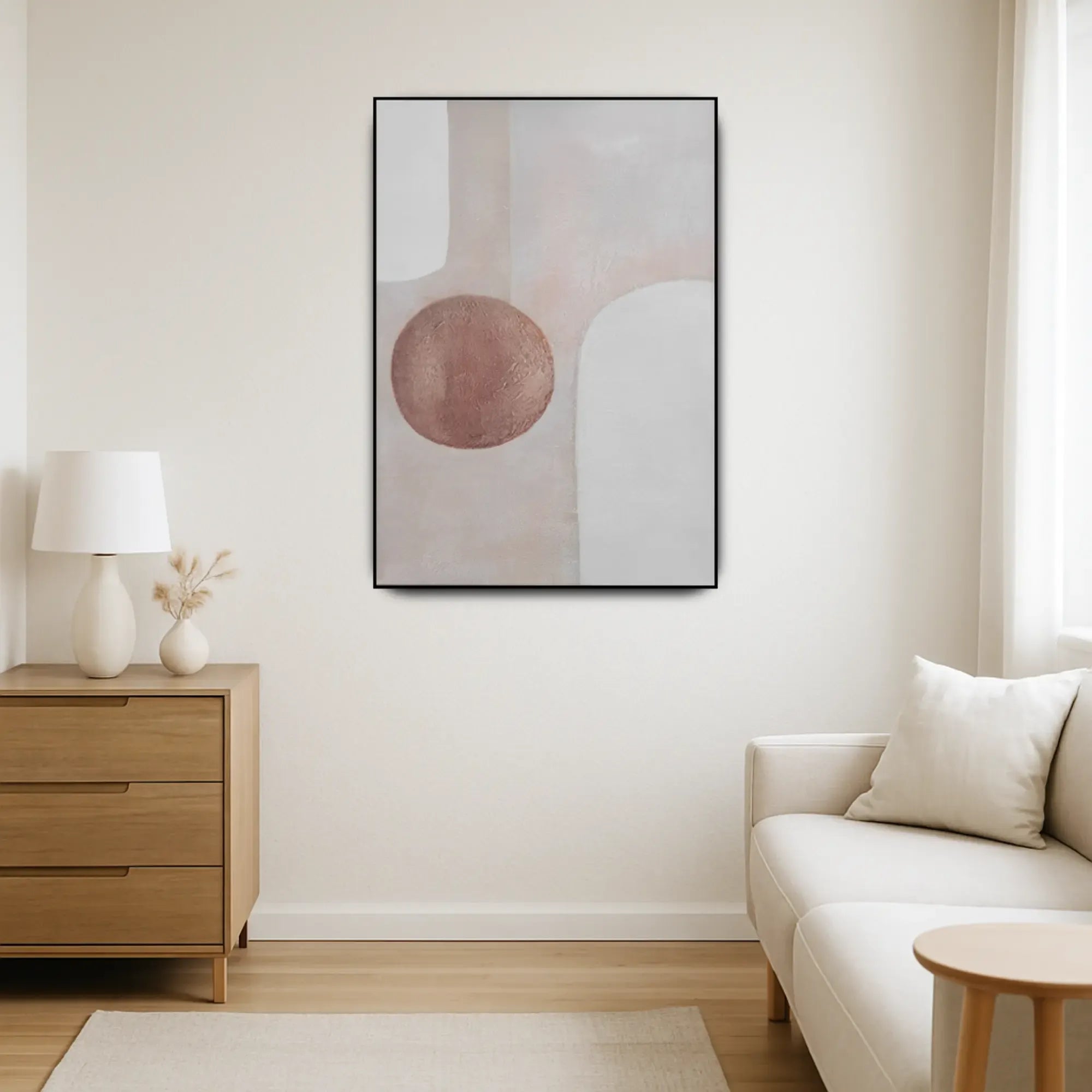 Großes Gemälde - Equilibrio Silencioso