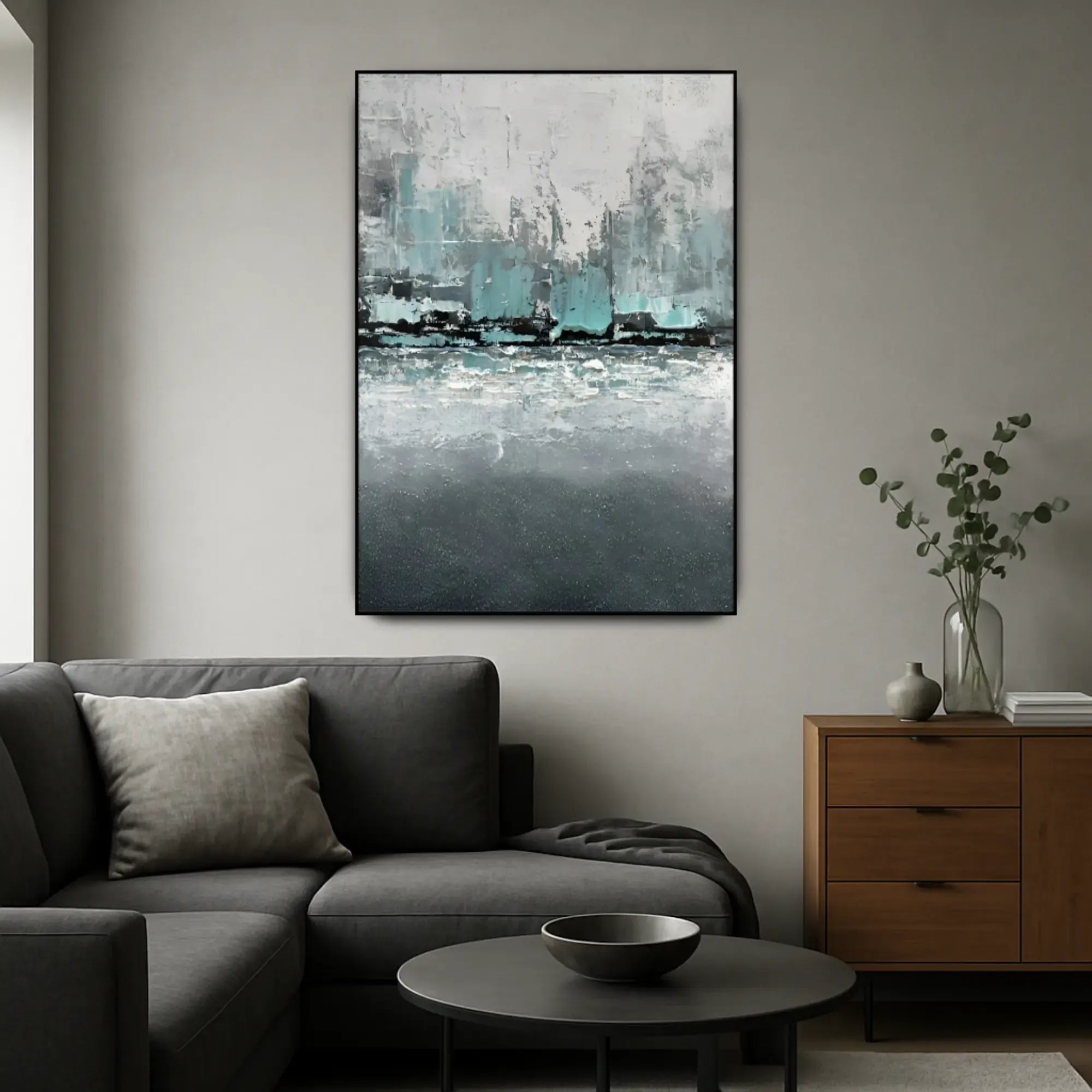 Großes Gemälde - Horizonte Tranquilo